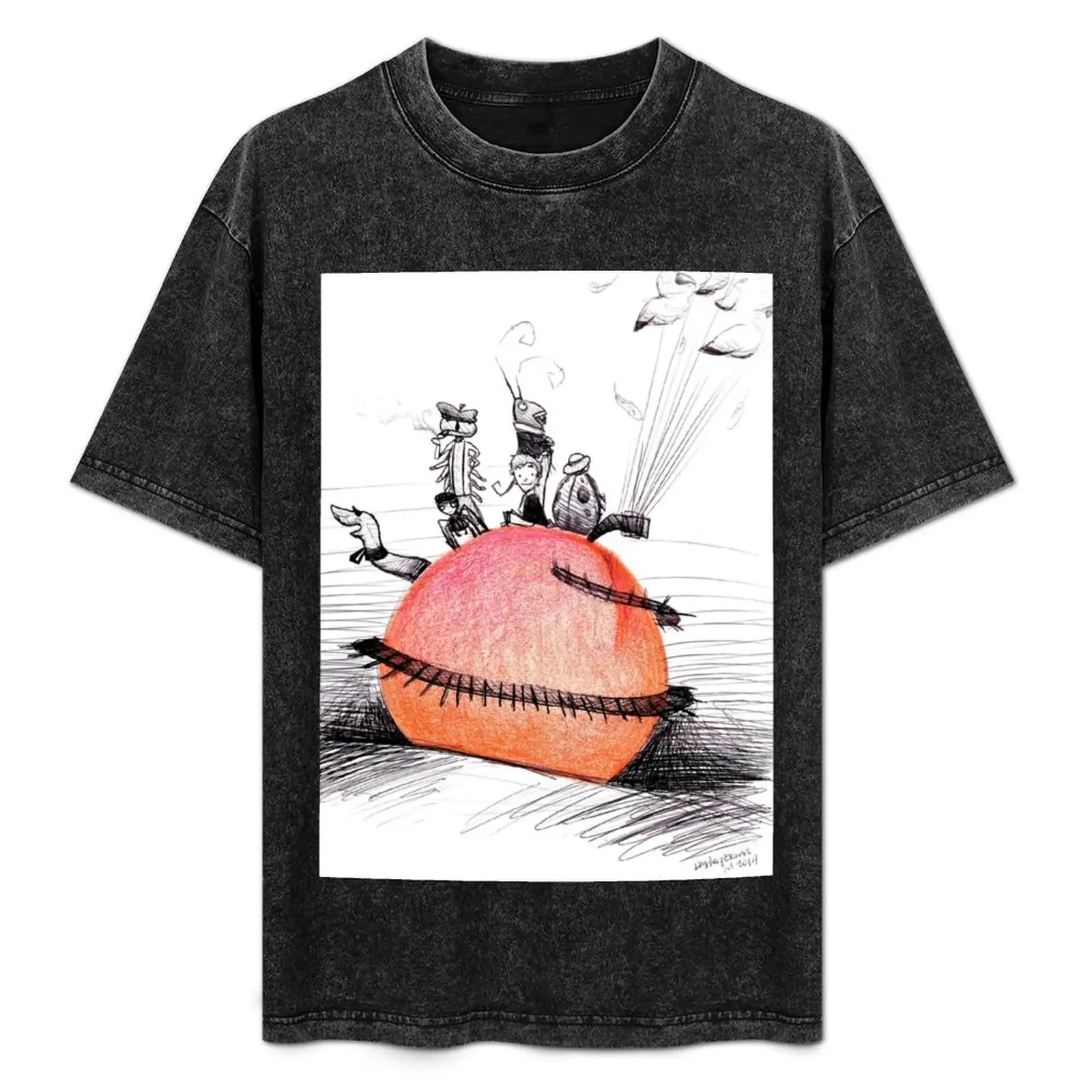 Not So Giant James and The Peach T-Shirt Casual All Match Short Sleeve T-Shirt
Not So Giant James and The Peach T-Shirt Casual All Match Short Sleeve T-Shirt
