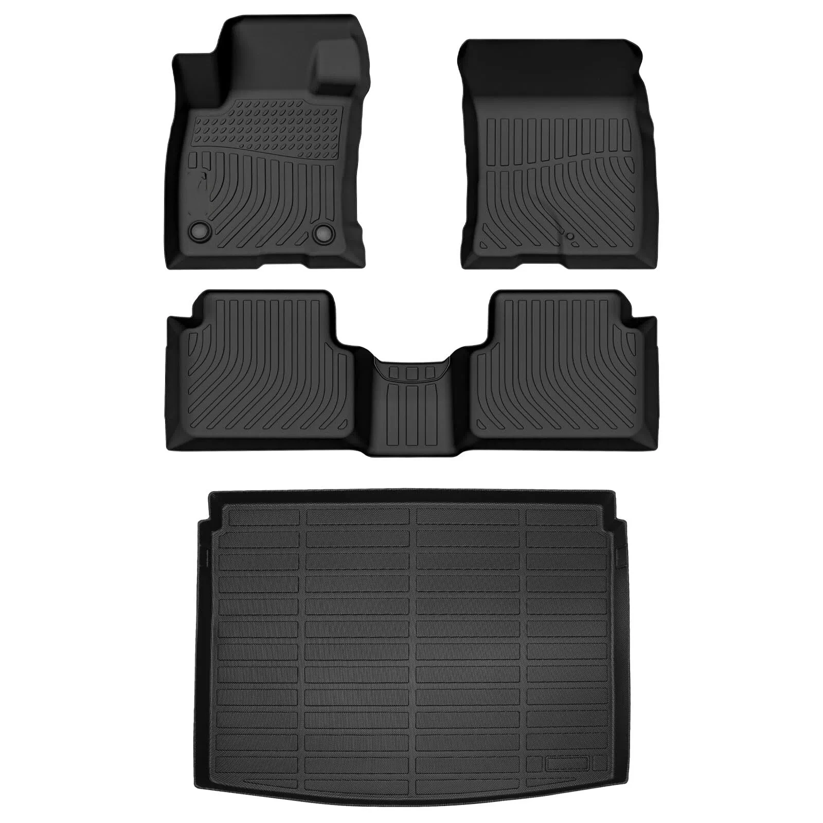 Floor Mats & Cargo Liner for Ford Bronco Sport 2021-2025, All Weather Car Mats,1st & 2nd & Rear Cargo Mat,Rubber Mats Custom Fit
Floor Mats & Cargo Liner for Ford Bronco Sport 2021-2025, All Weather Car Mats,1st & 2nd & Rear Cargo Mat,Rubber Mats Custom Fit