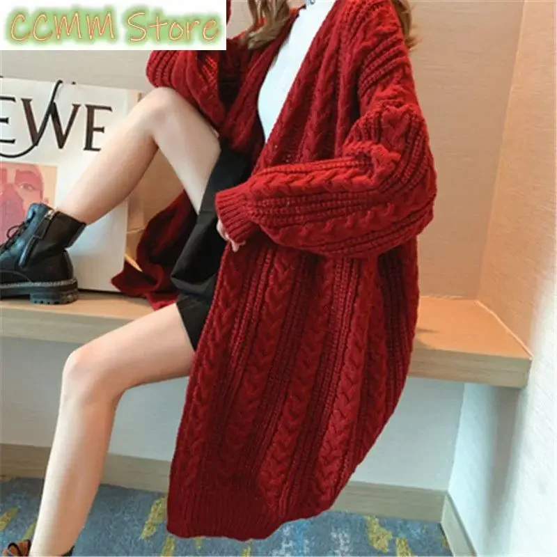 New Knitted Cardigan Korean Version Women's Loose Medium Length Lantern Sleeve Lazy Versatile Student Sweater Jacket
New Knitted Cardigan Korean Version Women's Loose Medium Length Lantern Sleeve Lazy Versatile Student Sweater Jacket