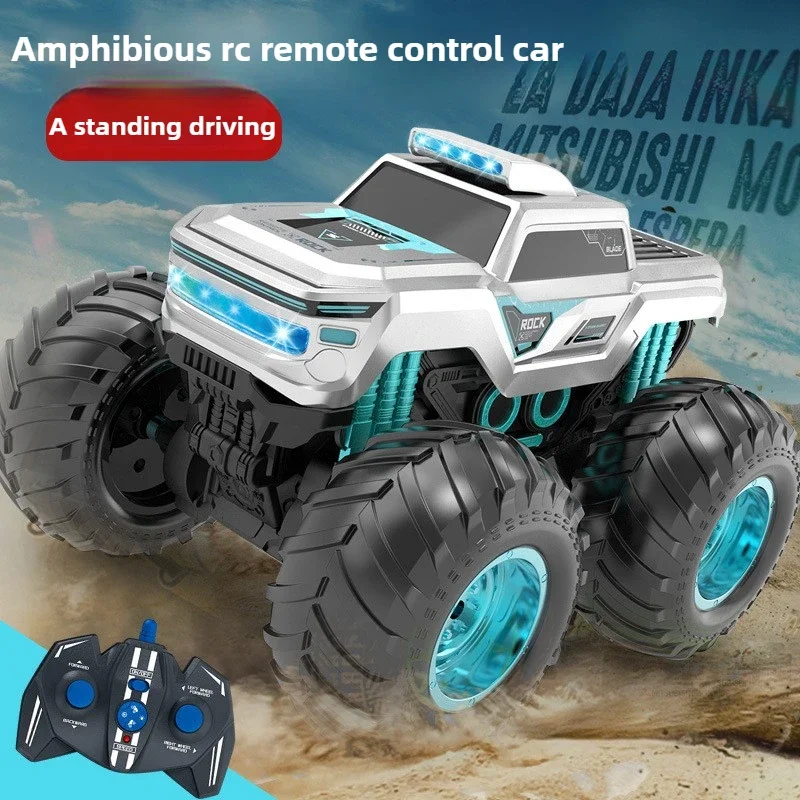 1/14 Amphibious Cars 2.4G Remote Control Off Road Car Vehicle Toy 4WD Amphibious RC Stunt Cars Toys for Children Birthday Gifts
1/14 Amphibious Cars 2.4G Remote Control Off Road Car Vehicle Toy 4WD Amphibious RC Stunt Cars Toys for Children Birthday Gifts