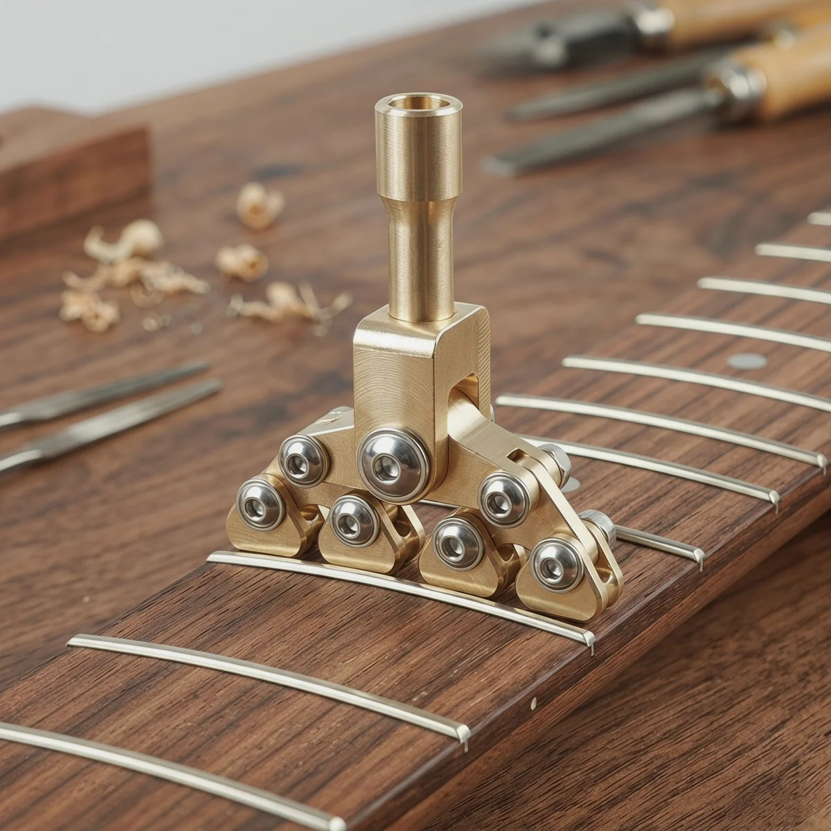 Miwayer Fret Press for Luthier – 5.8x4.7cm,Anti-Slip Grooves,Compatible with Drill Press & Hand Tools,Professional Guitar Repair
Miwayer Fret Press for Luthier – 5.8x4.7cm,Anti-Slip Grooves,Compatible with Drill Press & Hand Tools,Professional Guitar Repair