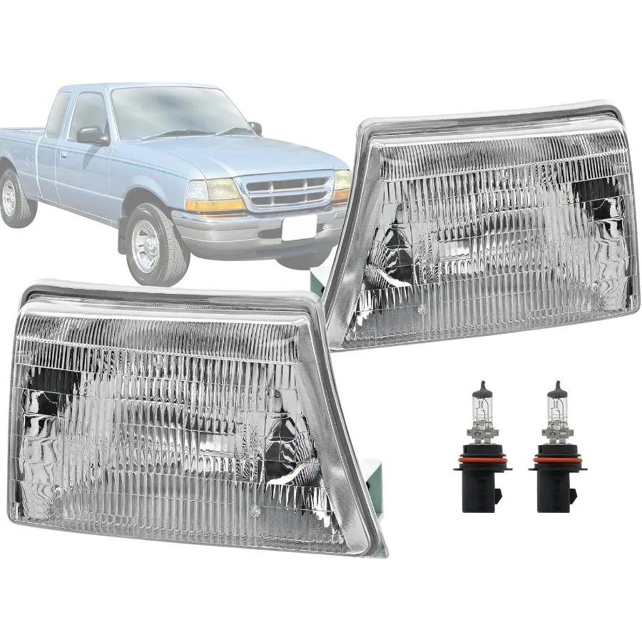 Replacement Headlights for 1998 1999 2000 Ranger F87Z13008EB F87Z13008FB F87Z13008EA FO2503151 FO2502151 Bulb Included PAIR Des
Replacement Headlights for 1998 1999 2000 Ranger F87Z13008EB F87Z13008FB F87Z13008EA FO2503151 FO2502151 Bulb Included PAIR Des