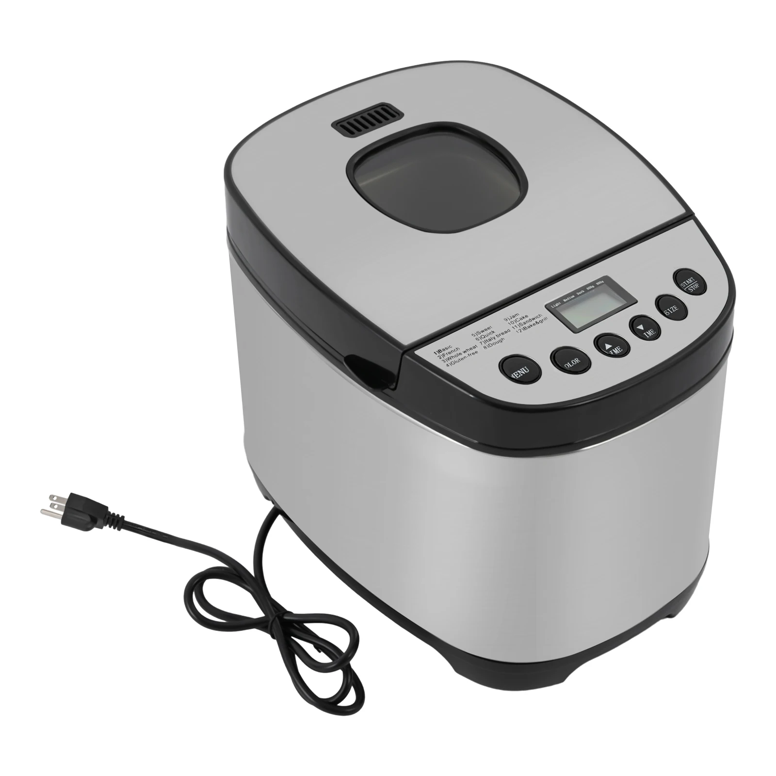 Sweetmile Bread Maker Machine with Gluten-Free Setting 12 in 1 Automatic Breadmaker 1.65LB 2.2LB Stainless Steel Bread Maker
Sweetmile Bread Maker Machine with Gluten-Free Setting 12 in 1 Automatic Breadmaker 1.65LB 2.2LB Stainless Steel Bread Maker