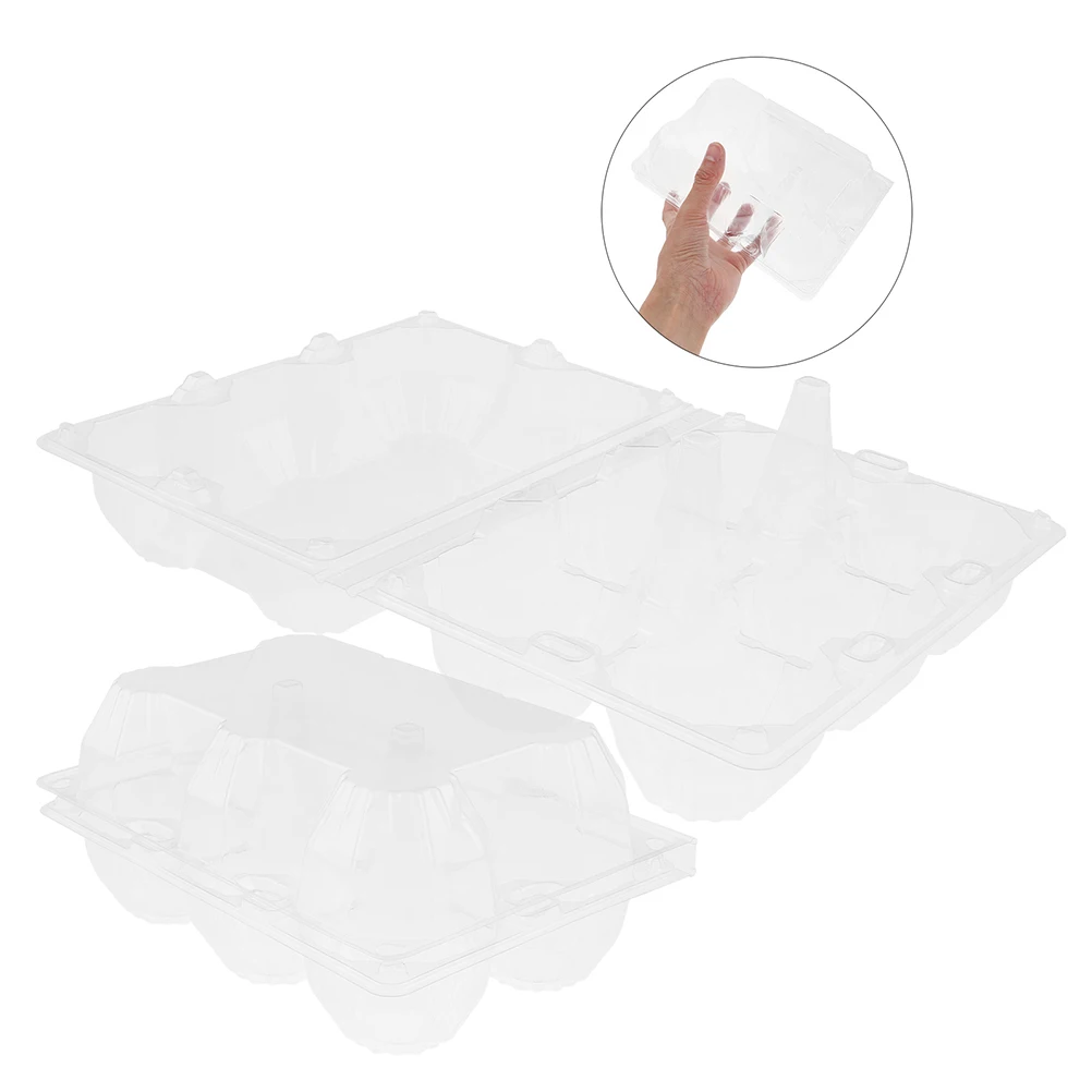 6pcs Eggs Carton Transparent Durable Plastic Container Compact Reusable Egg Storage Tray For Refrigerator Packaging Solution
6pcs Eggs Carton Transparent Durable Plastic Container Compact Reusable Egg Storage Tray For Refrigerator Packaging Solution