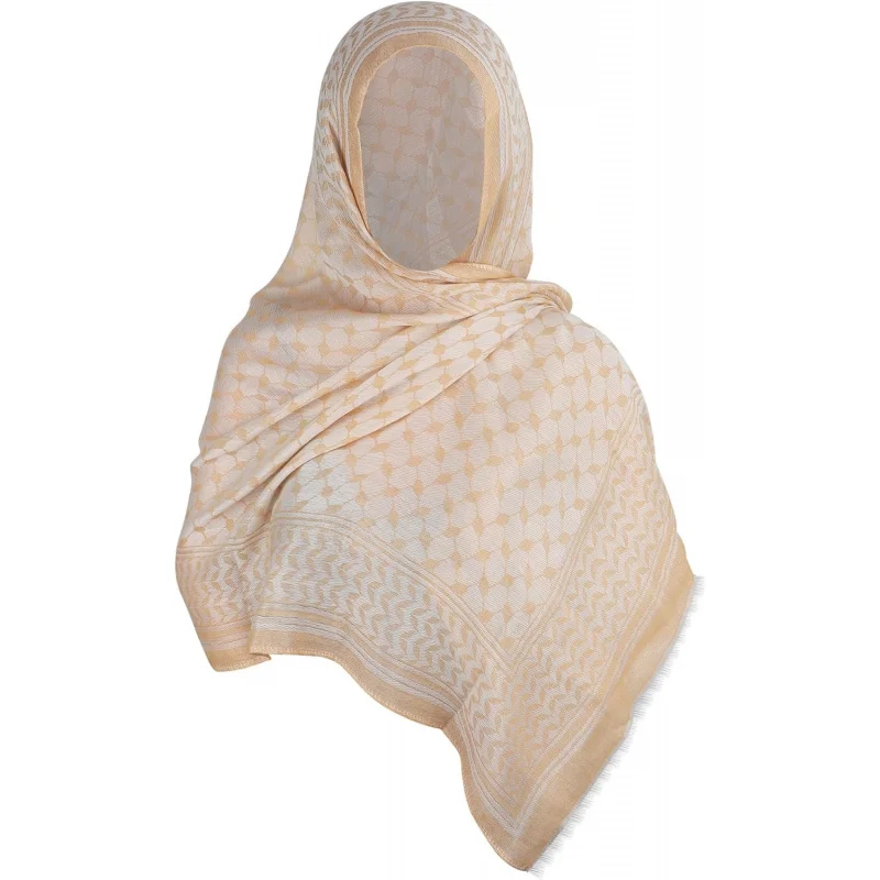Lightweight Jersey Hijab Scarf for Women 74.8" x 27.5" Large Muslim Head Scarf Wrap Breathable Arab Keffiyeh Shawl
Lightweight Jersey Hijab Scarf for Women 74.8" x 27.5" Large Muslim Head Scarf Wrap Breathable Arab Keffiyeh Shawl