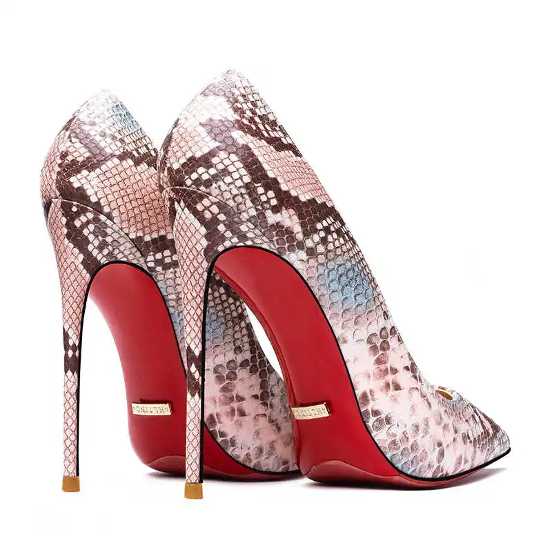 Pink snake pattern Women elegant High Heels Luxury Brand Pumps Pointed Toe Red sole Sexy Fashion Party Ladies Prom Shoes Women
Pink snake pattern Women elegant High Heels Luxury Brand Pumps Pointed Toe Red sole Sexy Fashion Party Ladies Prom Shoes Women