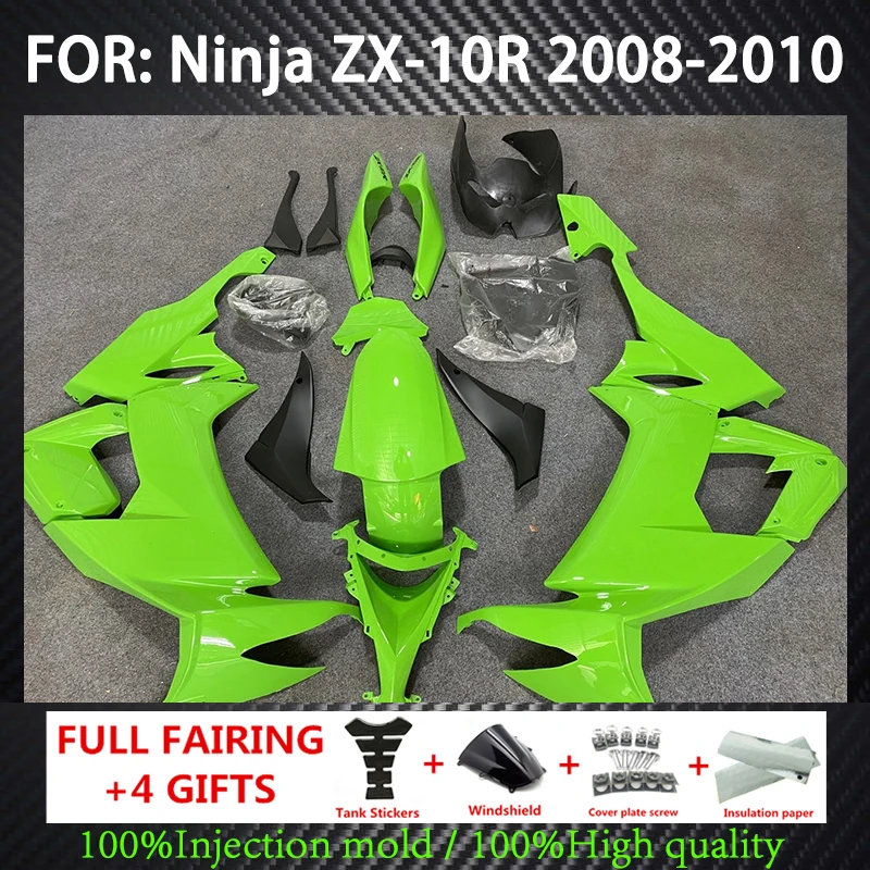 New ABS Whole Motorcycle Fairings Kit fit for Ninja ZX-10R ZX10R zx 10r 2008 2009 2010 08 09 10 Bodywork fairing set
New ABS Whole Motorcycle Fairings Kit fit for Ninja ZX-10R ZX10R zx 10r 2008 2009 2010 08 09 10 Bodywork fairing set