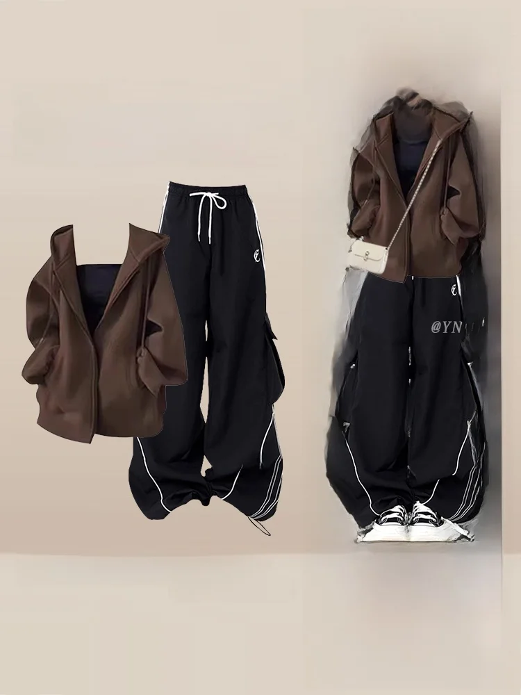 Женский повседневный открытый кардиган с капюшоном, комплект однотонного цвета, осенне-зимний костюм для отдыха, спортивный костюм-футболка
Женский повседневный открытый кардиган с капюшоном, комплект однотонного цвета, осенне-зимний костюм для отдыха, спортивный костюм-футболка