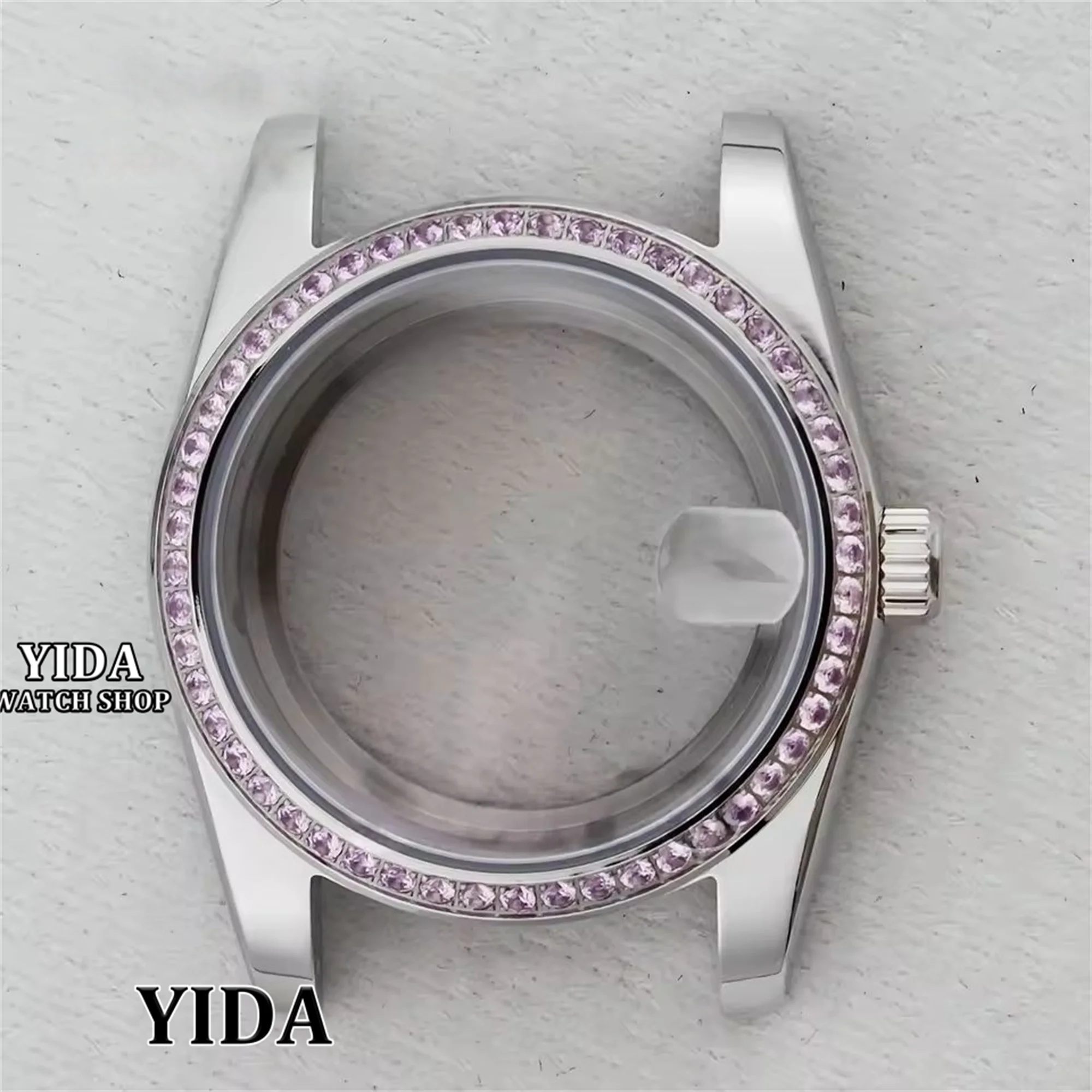 for Datejust 36mm NH35 Case Diamond Bezel Stainless Steel Sapphire Crystal 10ATM Water Resistace NH35 NH36 Movement Watch Parts
for Datejust 36mm NH35 Case Diamond Bezel Stainless Steel Sapphire Crystal 10ATM Water Resistace NH35 NH36 Movement Watch Parts