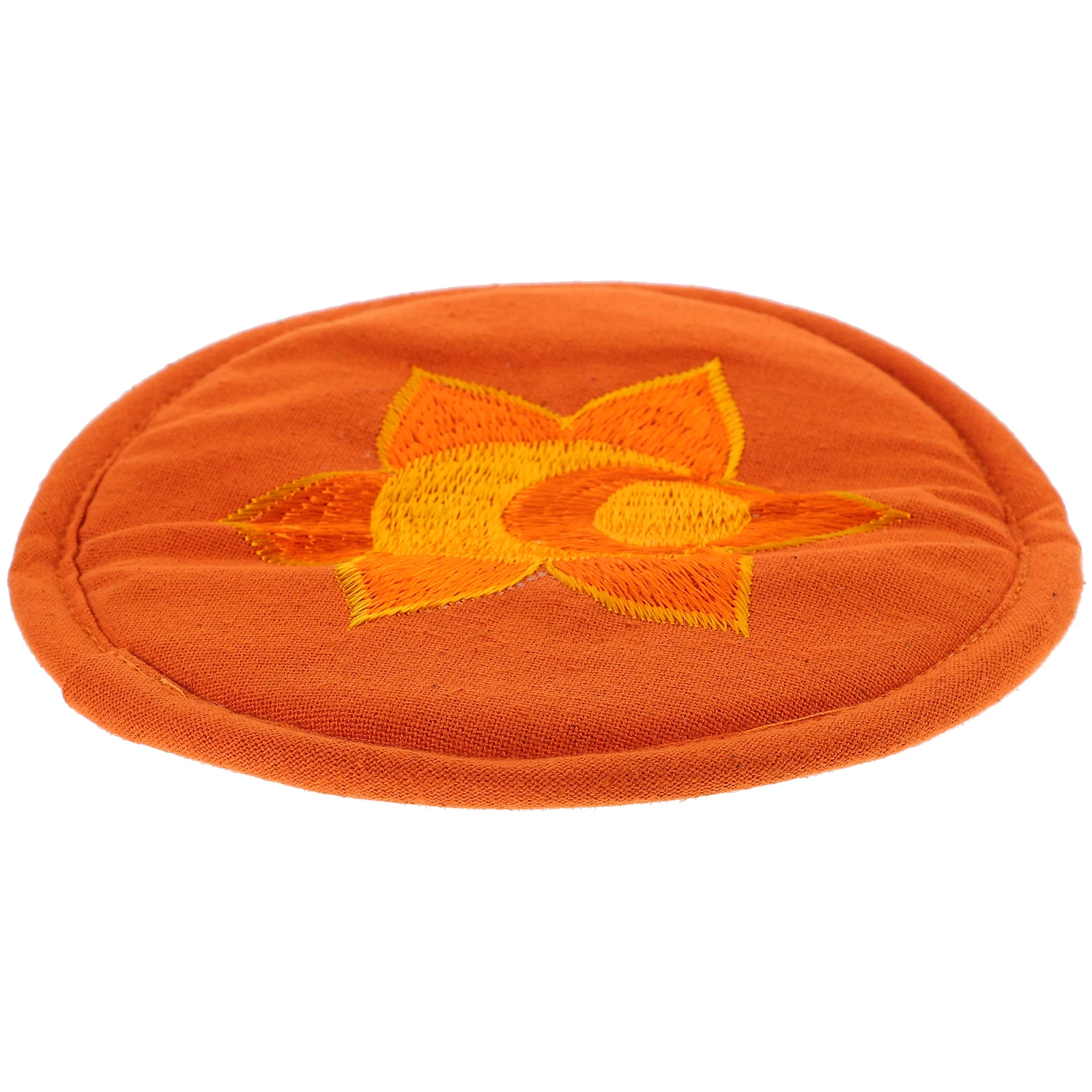 Embroidered Teapot Pad 16cm Orange Sound Bowl Mat Religious Cushion Rounded Mats Meaning Practical Yoga Studio
Embroidered Teapot Pad 16cm Orange Sound Bowl Mat Religious Cushion Rounded Mats Meaning Practical Yoga Studio