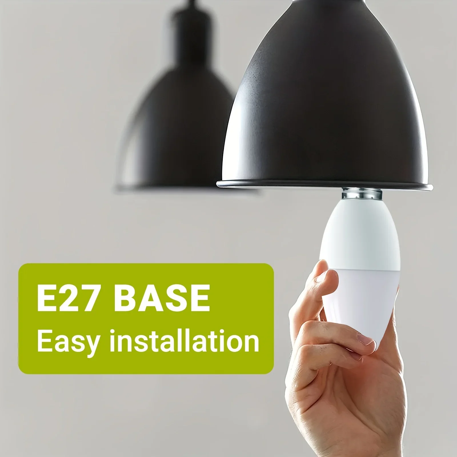 5W E27 LED Candelabra Bulb 6500K Cool White - Energy Saving, 15K Hours for Bedroom/Home/Office Lighting
5W E27 LED Candelabra Bulb 6500K Cool White - Energy Saving, 15K Hours for Bedroom/Home/Office Lighting