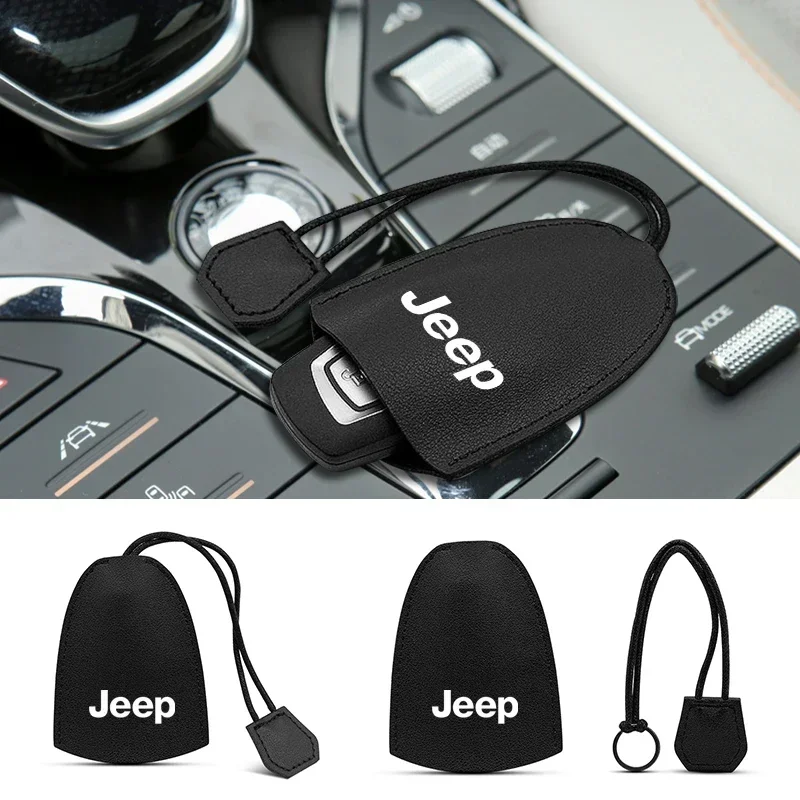 Drawstring Key Ring Holder Leather Keys Storage Bag For Jeep Renegade Wrangler jk Compass Grand Cherokee Gladiator Accessories
Drawstring Key Ring Holder Leather Keys Storage Bag For Jeep Renegade Wrangler jk Compass Grand Cherokee Gladiator Accessories