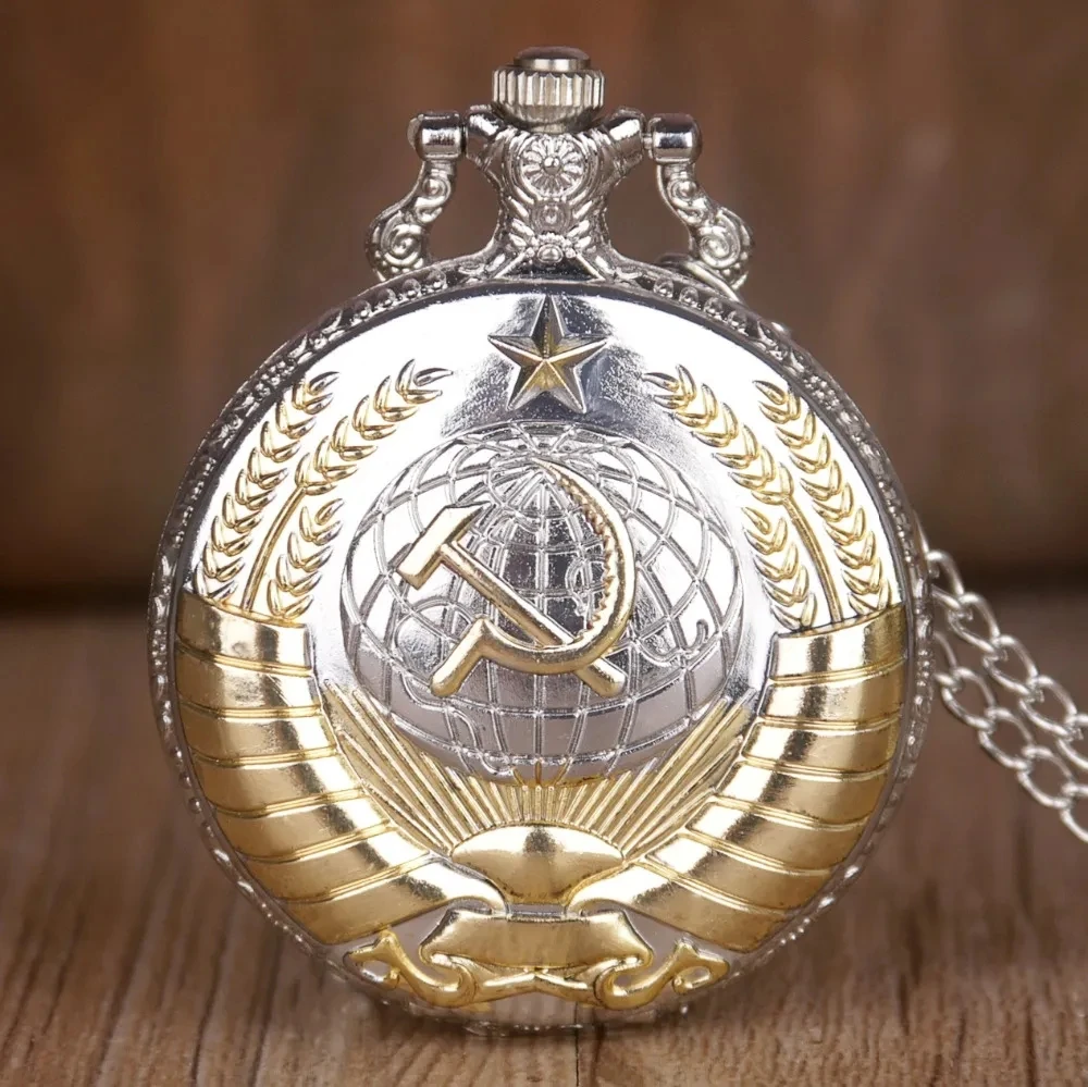 Retro Clock Badges Sickle Men's Pocket Watch Male Quartz Watches Vintage Pendant with Chain Gift
Retro Clock Badges Sickle Men's Pocket Watch Male Quartz Watches Vintage Pendant with Chain Gift