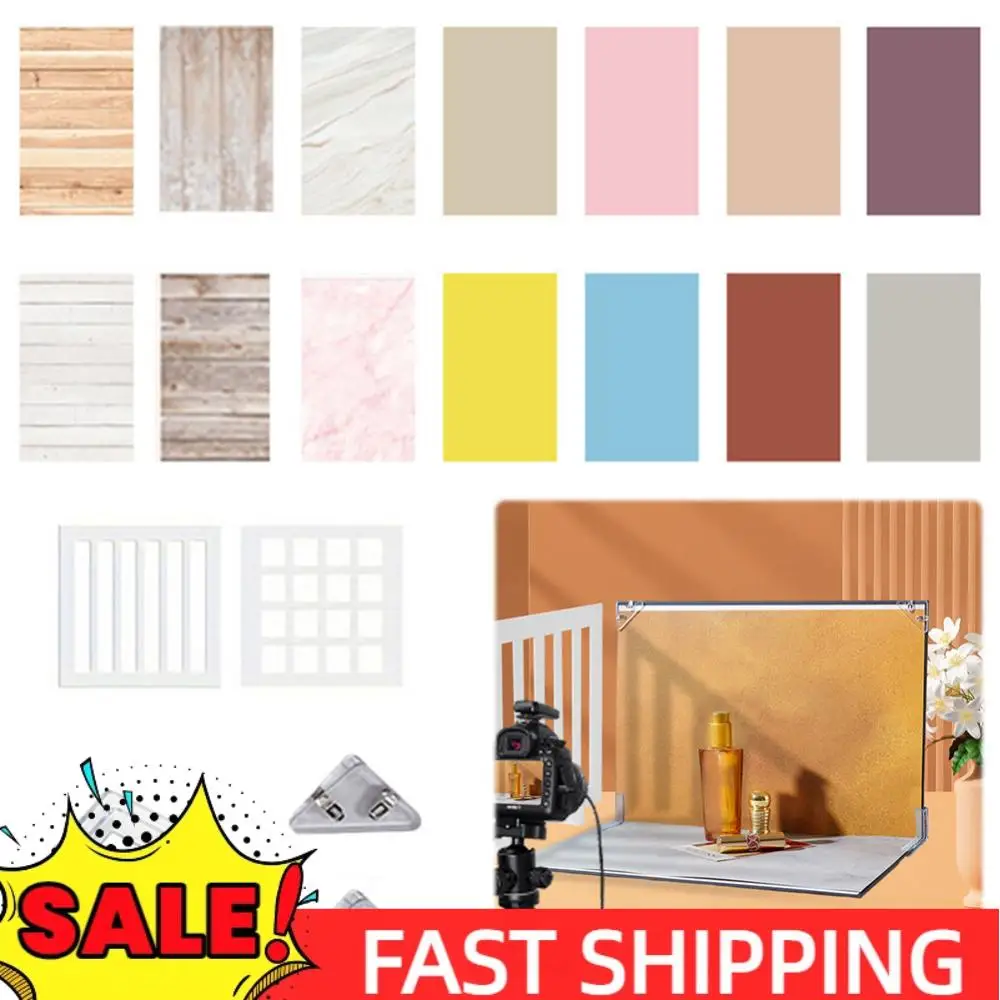 Комплект фонов для фотосъемки небольшого продукта, настольный комплект фона для еды, набор фотофонов для еды, ювелирных изделий и мини-предметов
Комплект фонов для фотосъемки небольшого продукта, настольный комплект фона для еды, набор фотофонов для еды, ювелирных изделий и мини-предметов