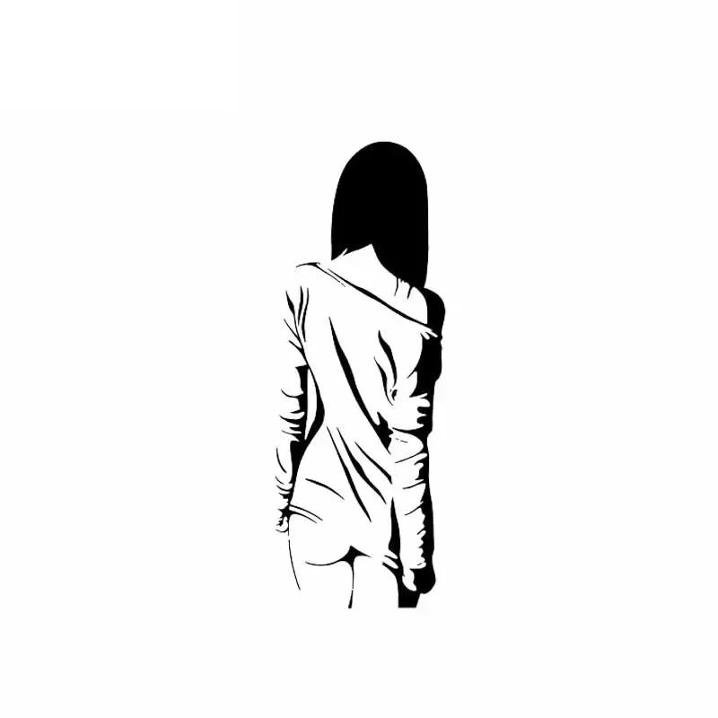Personality Lazy Sexy Girl Car Stickers High Quality Cover Body Fashion Stickers Pvc Personality Stickers Black/white, 16cm*6cm
Personality Lazy Sexy Girl Car Stickers High Quality Cover Body Fashion Stickers Pvc Personality Stickers Black/white, 16cm*6cm