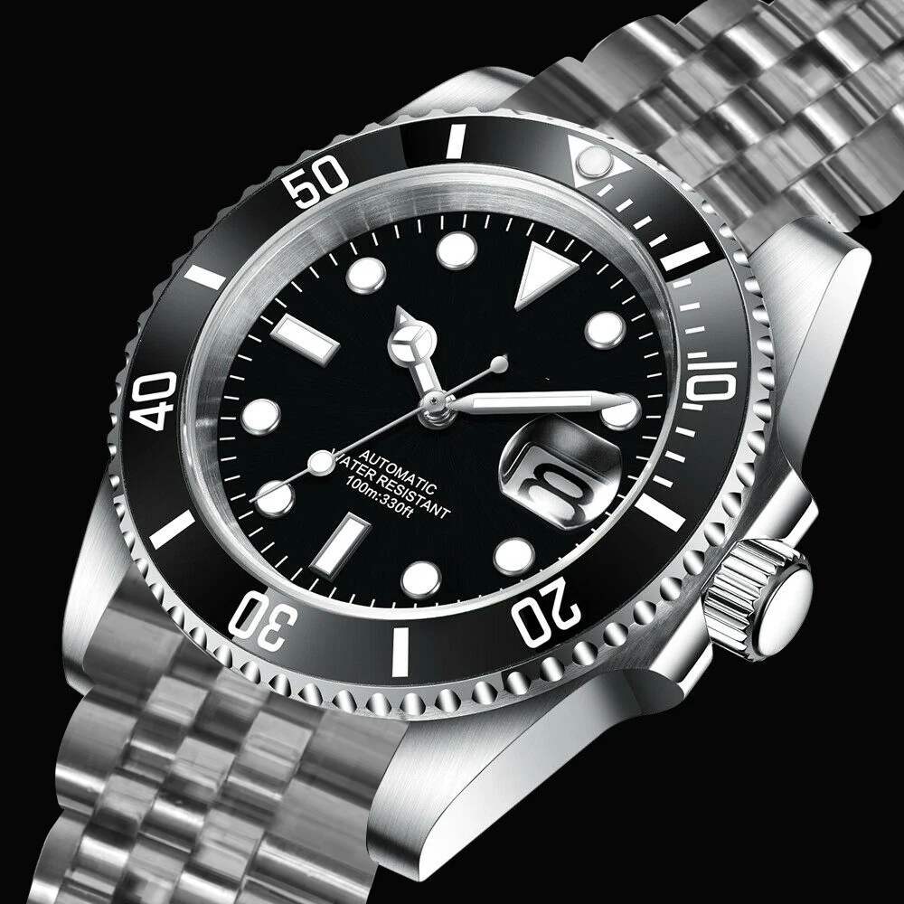 Men Watch 40mm Luxury Diver nh35 Automatic Mechanical Sapphire Mirror Ceramic Bezel 100m Waterproof Luminous Relogio Masculino
Men Watch 40mm Luxury Diver nh35 Automatic Mechanical Sapphire Mirror Ceramic Bezel 100m Waterproof Luminous Relogio Masculino
