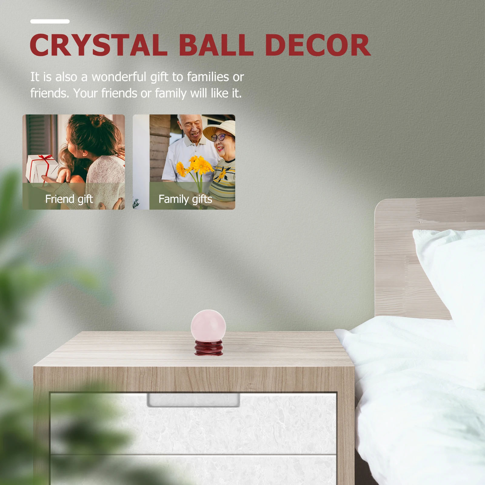 Crystal Ball Decoration Home Desktop Adornment Ornament Chandelier Wooden Glass
Crystal Ball Decoration Home Desktop Adornment Ornament Chandelier Wooden Glass