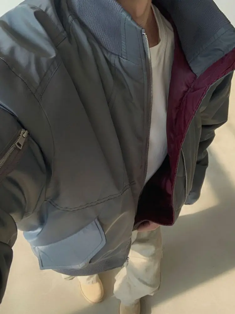 Мужской зимний утепленный хлопковый костюм-бомбер MA Flng Jaet с воротником-стойкой в американском уличном стиле, модный и теплый
Мужской зимний утепленный хлопковый костюм-бомбер MA Flng Jaet с воротником-стойкой в американском уличном стиле, модный и теплый