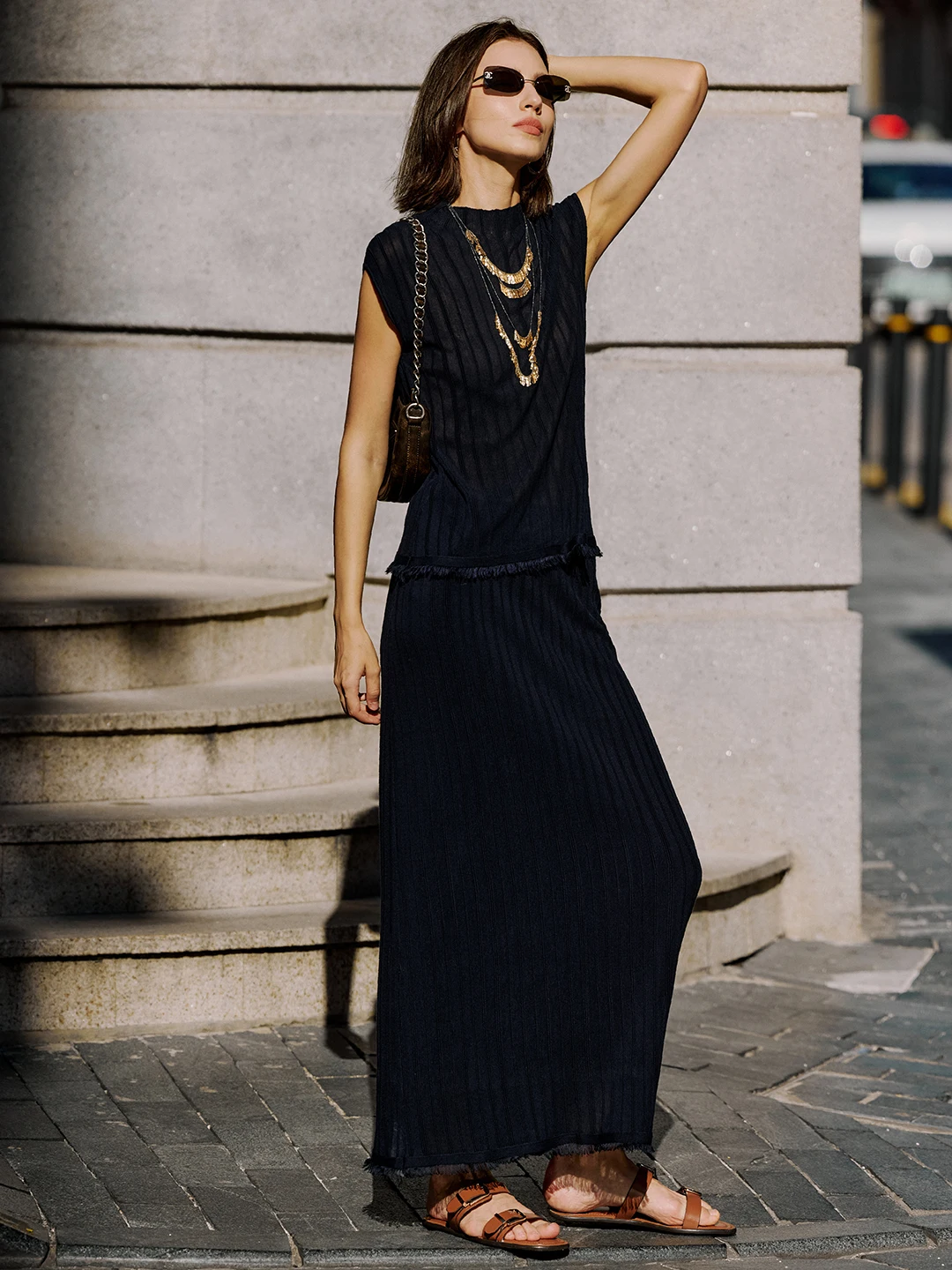 Luna7xi Women's Sleeveless Vest Skirt Set Comfortable Loose Early Autumn Fashion Two-Piece Suit Elegant Half-Length Design
Luna7xi Women's Sleeveless Vest Skirt Set Comfortable Loose Early Autumn Fashion Two-Piece Suit Elegant Half-Length Design