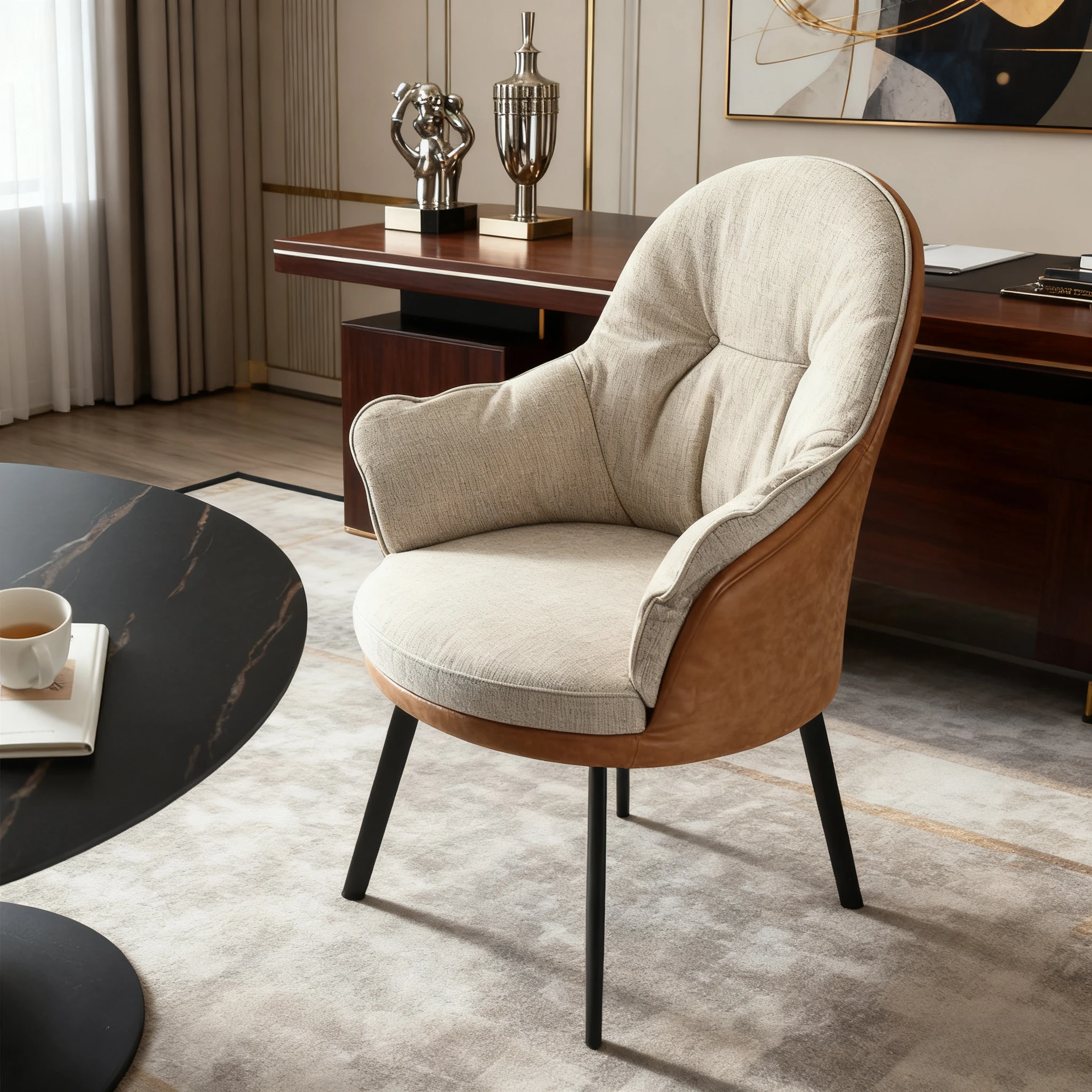 Nordic Computer Chair Home Bedroom Study Celebrity Dining Table Chair Modern Leisure Office Fauteuil Relax Nordic Furniture
Nordic Computer Chair Home Bedroom Study Celebrity Dining Table Chair Modern Leisure Office Fauteuil Relax Nordic Furniture