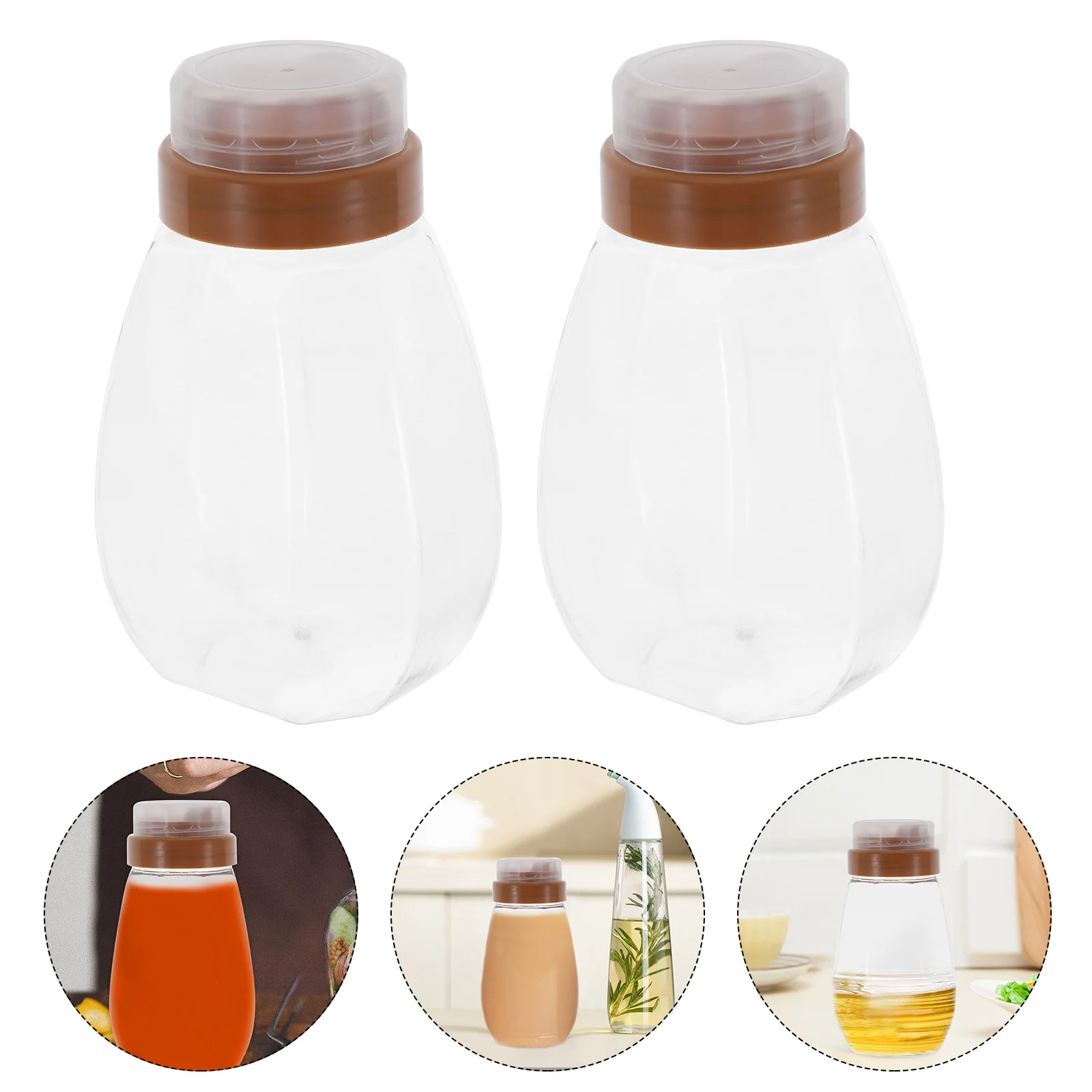 4 Pcs Filling Honey Pot Portable Cup Holder Transparent Bottle The Pet Plastic Jars
4 Pcs Filling Honey Pot Portable Cup Holder Transparent Bottle The Pet Plastic Jars
