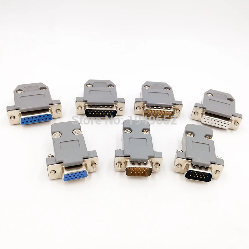 10pcs DB15 D type VGA Plug Data connector 2/3 row 15pin port socket adapter female Male DP15
10pcs DB15 D type VGA Plug Data connector 2/3 row 15pin port socket adapter female Male DP15