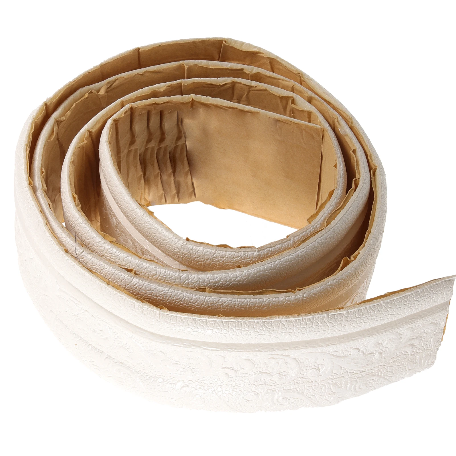3D Self Adhesive Wall Decorative Strip White 2 3Mx8CM Easy Use Peel Stick Caulk Tape Border Protector Skirting Line
3D Self Adhesive Wall Decorative Strip White 2 3Mx8CM Easy Use Peel Stick Caulk Tape Border Protector Skirting Line