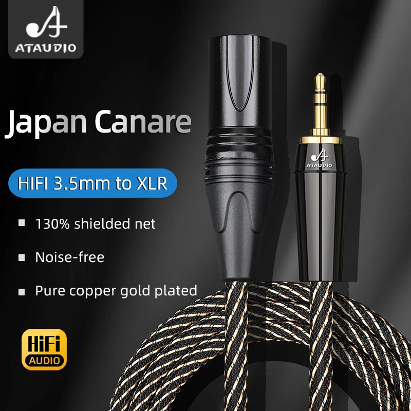 Аудиокабель HiFi 3,5 мм в XLR, сердечник 6N OFC с позолоченной вилкой, разъем 3,5 мм в 3-контактный XLR папа для микрофона, динамика, усилителя
Аудиокабель HiFi 3,5 мм в XLR, сердечник 6N OFC с позолоченной вилкой, разъем 3,5 мм в 3-контактный XLR папа для микрофона, динамика, усилителя