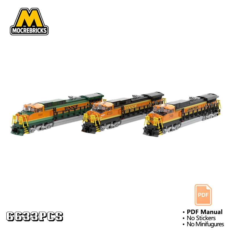MOC High-Tech C44-9W Diesel Locomotive Train Building Blocks American Dash 9 Engine Bricks DIY Assembly Toy Kids Adult Gift
MOC High-Tech C44-9W Diesel Locomotive Train Building Blocks American Dash 9 Engine Bricks DIY Assembly Toy Kids Adult Gift