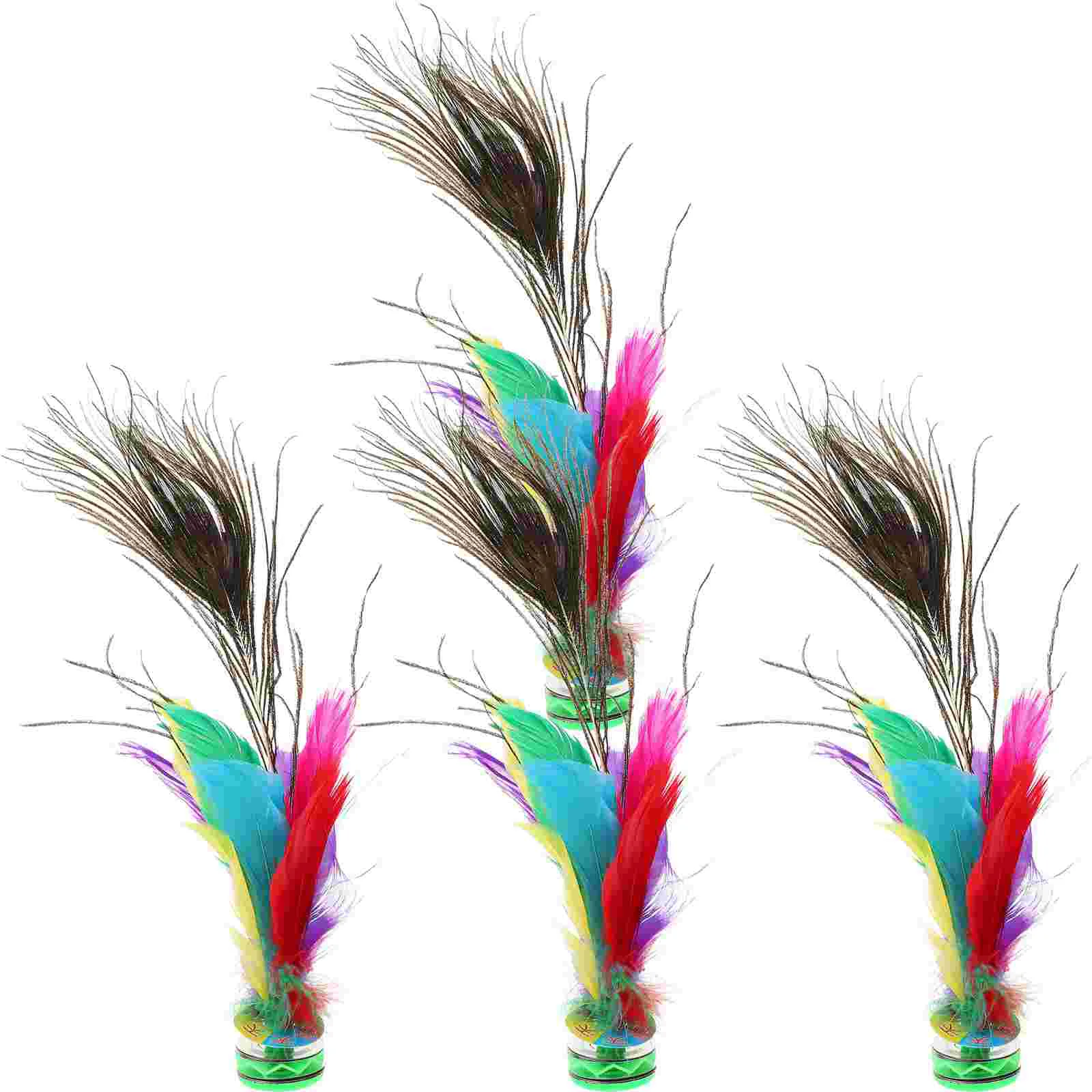 4 Pcs Tendon Leisure Toy for Children Game Kick outside Toys Entertainment Shuttlecock Sporting Supplies Kids Set
4 Pcs Tendon Leisure Toy for Children Game Kick outside Toys Entertainment Shuttlecock Sporting Supplies Kids Set