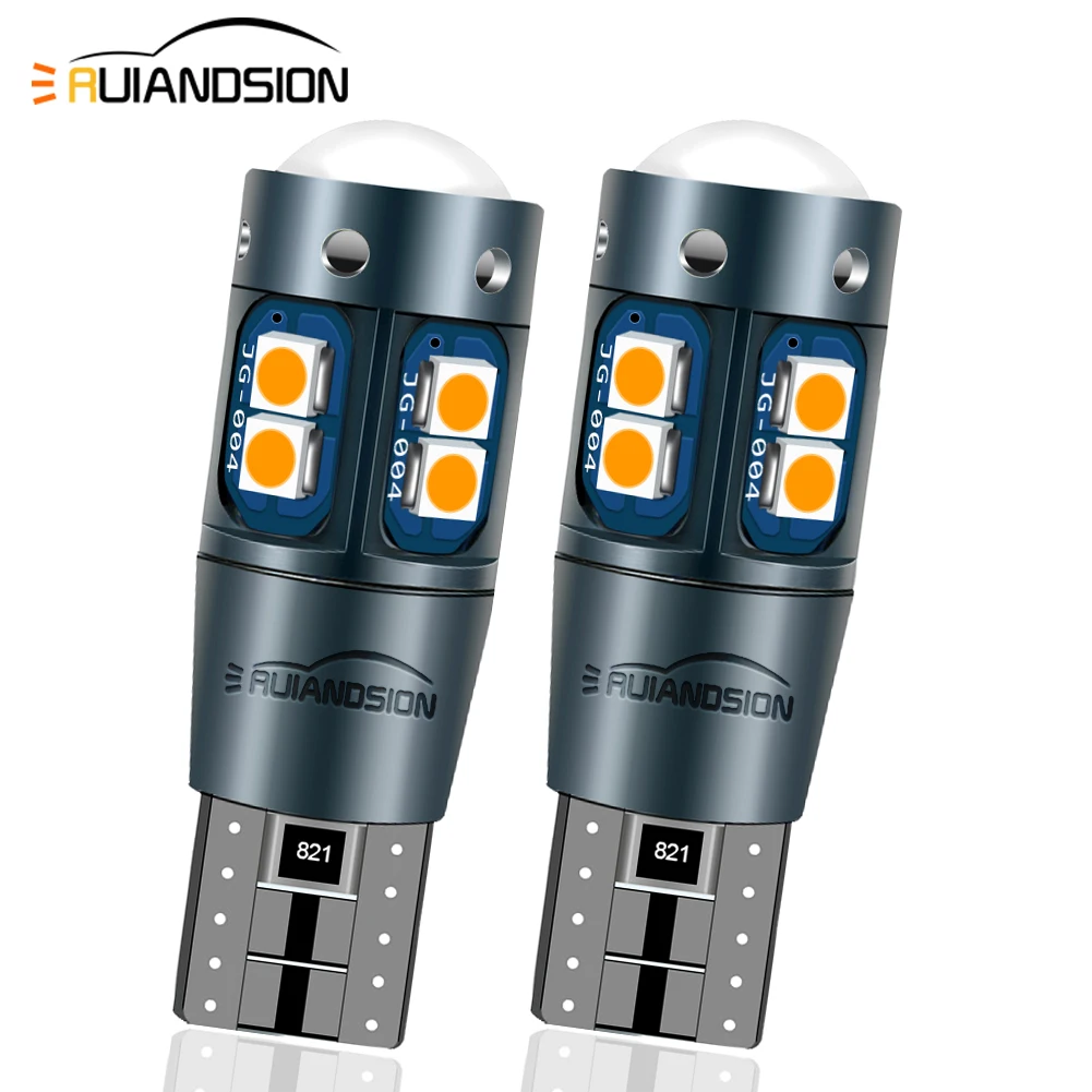 Ruiandsion 2Pc T10 W5W LED Canbus Free Error 194 168 Bulb12V Super Bright Car Interior Reading Light Trunk License Plate Lamp
Ruiandsion 2Pc T10 W5W LED Canbus Free Error 194 168 Bulb12V Super Bright Car Interior Reading Light Trunk License Plate Lamp