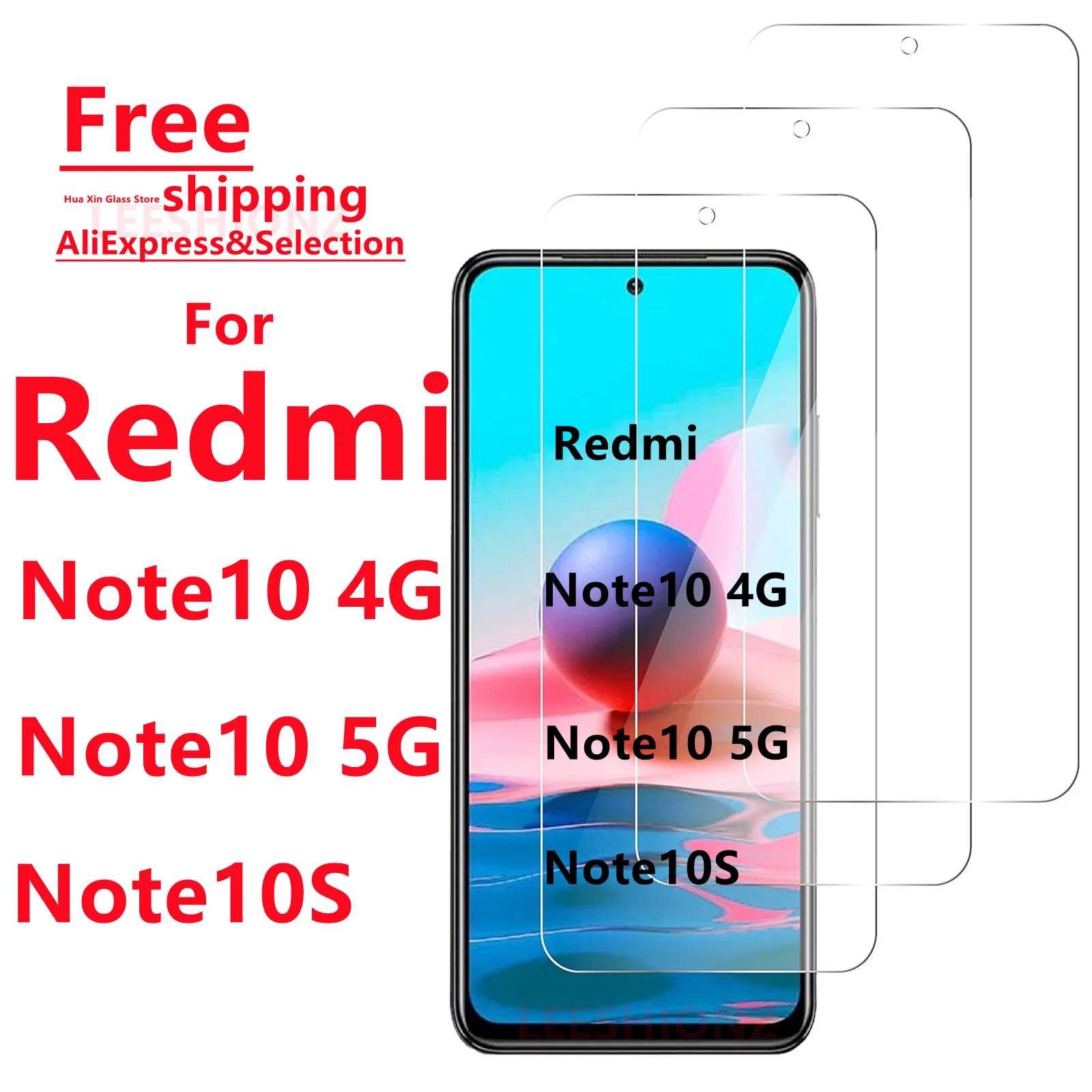For Redmi Note10 5G 4G Note10S Tempered Glass Screen Protector - Smartphone Protection Suitable for Redmi Note 10 S 4G 5G Series
For Redmi Note10 5G 4G Note10S Tempered Glass Screen Protector - Smartphone Protection Suitable for Redmi Note 10 S 4G 5G Series
