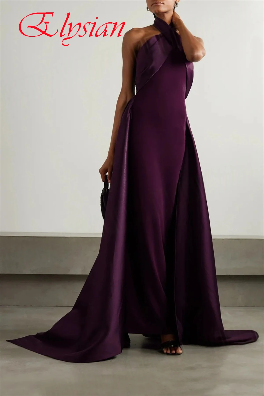 Customized Temperament Black Jersey Evening Dress Exquisite Strapless Halter Sleeveless Homecoming Dress Formal Party Dress
Customized Temperament Black Jersey Evening Dress Exquisite Strapless Halter Sleeveless Homecoming Dress Formal Party Dress