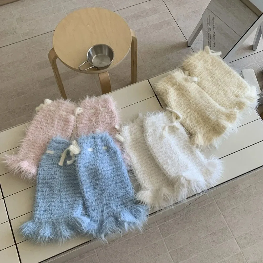 Solid Color Y2K Lace Up Leg Warmers Sweet Ballet Loose Women's Plush Stockings Flare Hosiery Knit Banding Leggings Girl
Solid Color Y2K Lace Up Leg Warmers Sweet Ballet Loose Women's Plush Stockings Flare Hosiery Knit Banding Leggings Girl