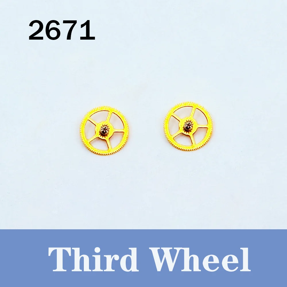 Watch Movement Accessories Third wheel Suitable for ETA2671 Movement Watch Repair Parts Three Wheels 
Watch Movement Accessories Third wheel Suitable for ETA2671 Movement Watch Repair Parts Three Wheels