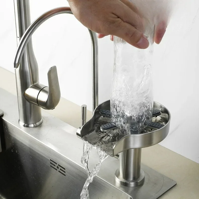 2-in-1 Kitchen Sink Faucet Cup Rinse with Hot & Cold Water High Pressure Spray 9 Holes Stainless Steel for Household Rotation
2-in-1 Kitchen Sink Faucet Cup Rinse with Hot & Cold Water High Pressure Spray 9 Holes Stainless Steel for Household Rotation