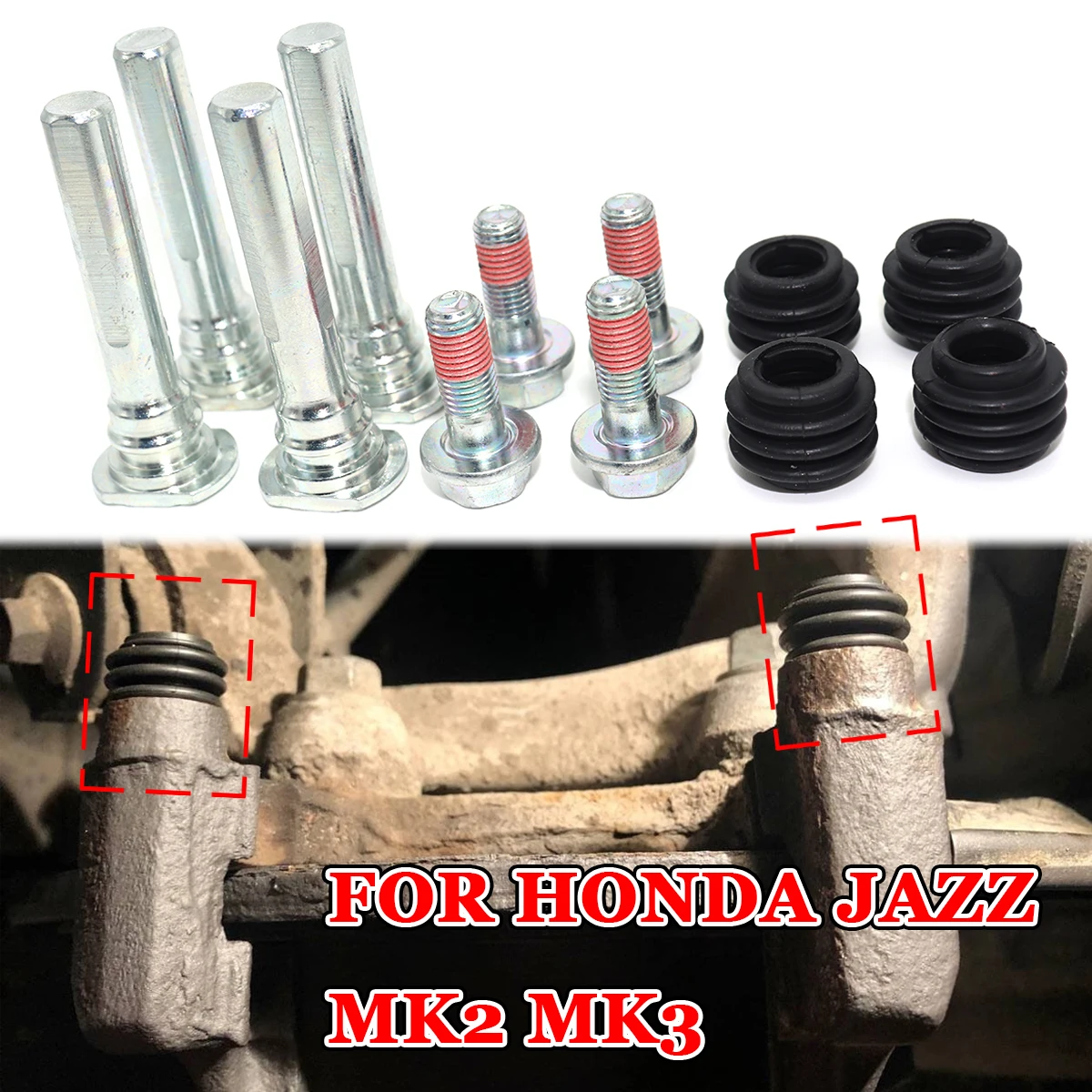 Rear Lower Left Right Upper Brake Caliper Cylinder Slider Guide Pin For Disc Housing Bolt Bushing For HONDA JAZZ MK2 MK3 02-
Rear Lower Left Right Upper Brake Caliper Cylinder Slider Guide Pin For Disc Housing Bolt Bushing For HONDA JAZZ MK2 MK3 02-