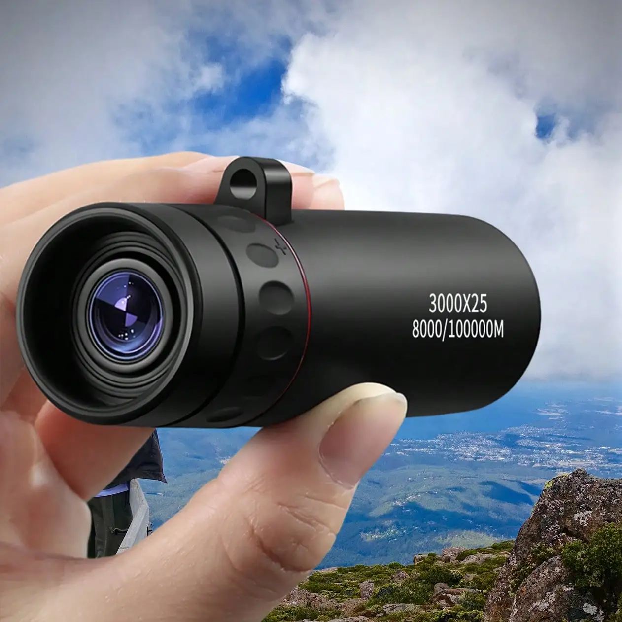 1pc 10x25 HD Monocular Telescope, BAK4 Prism FMC Coated, High Power Long Range Portable Telescope For Outdoor Camping Travel
1pc 10x25 HD Monocular Telescope, BAK4 Prism FMC Coated, High Power Long Range Portable Telescope For Outdoor Camping Travel