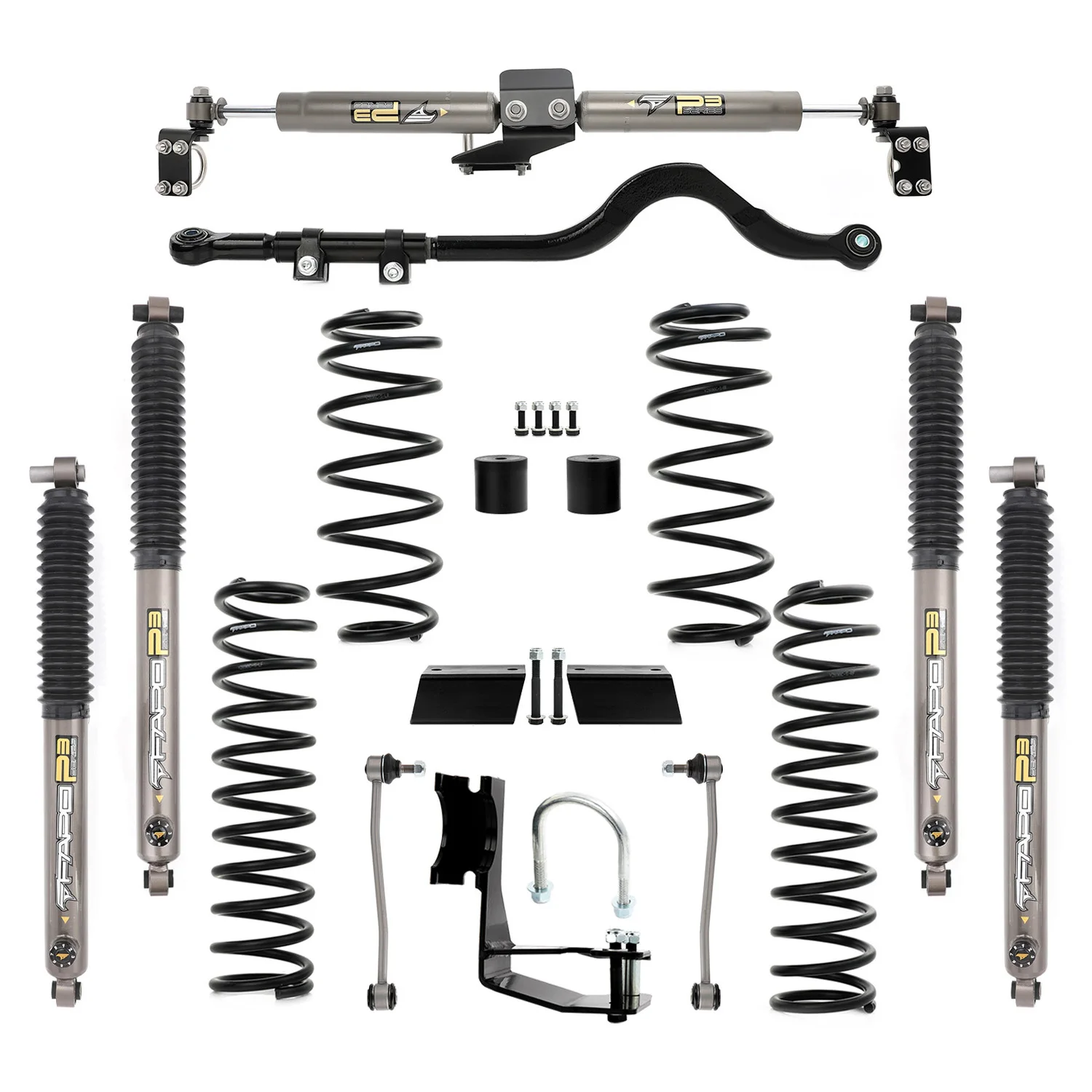 for Wrangler JL 2018-2021 2.5" Lift Kits Shock Absorber Car Suspension Kit Car Spare Parts
for Wrangler JL 2018-2021 2.5" Lift Kits Shock Absorber Car Suspension Kit Car Spare Parts