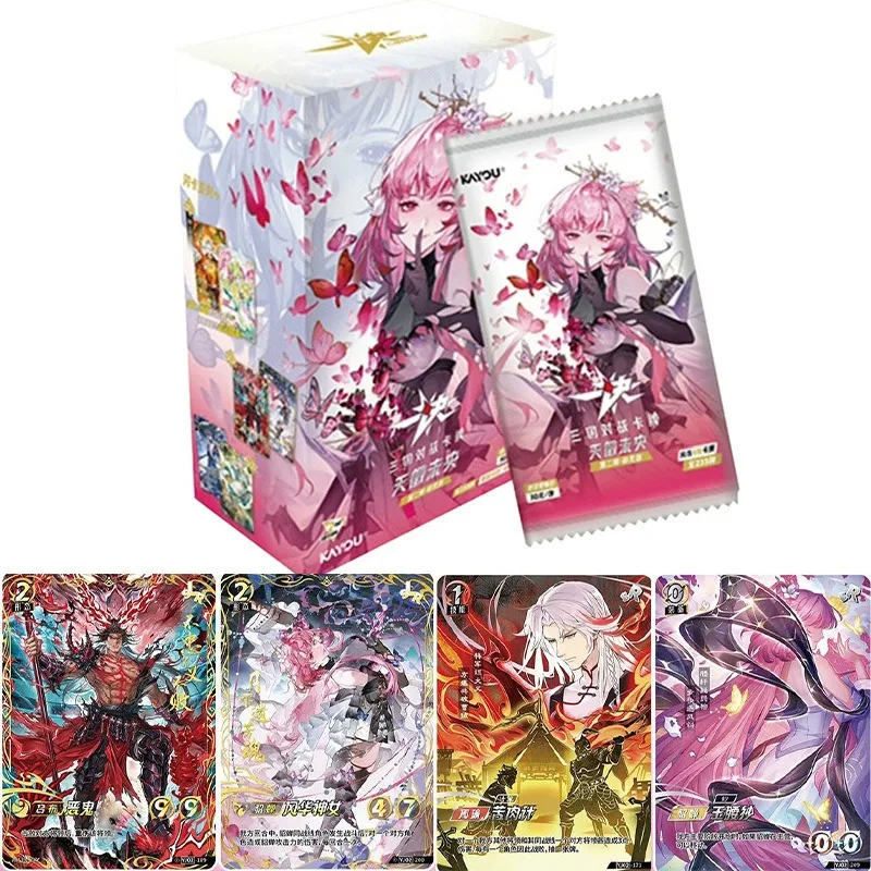 KAYOU Genuine Three Kingdoms TCG Battle Cards 2nd Series Expansion Pack Tianzheng Moyang Anime Peripheral Card Game Gift Toy
KAYOU Genuine Three Kingdoms TCG Battle Cards 2nd Series Expansion Pack Tianzheng Moyang Anime Peripheral Card Game Gift Toy