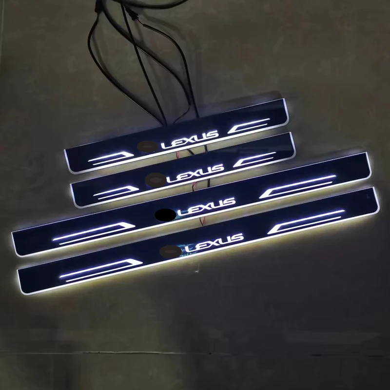 CARPTAH Trim Pedal Car Exterior Parts LED Door Sill Scuff Plate Pathway Dynamic Streamer light For Lexus LX 2015 2016 
CARPTAH Trim Pedal Car Exterior Parts LED Door Sill Scuff Plate Pathway Dynamic Streamer light For Lexus LX 2015 2016