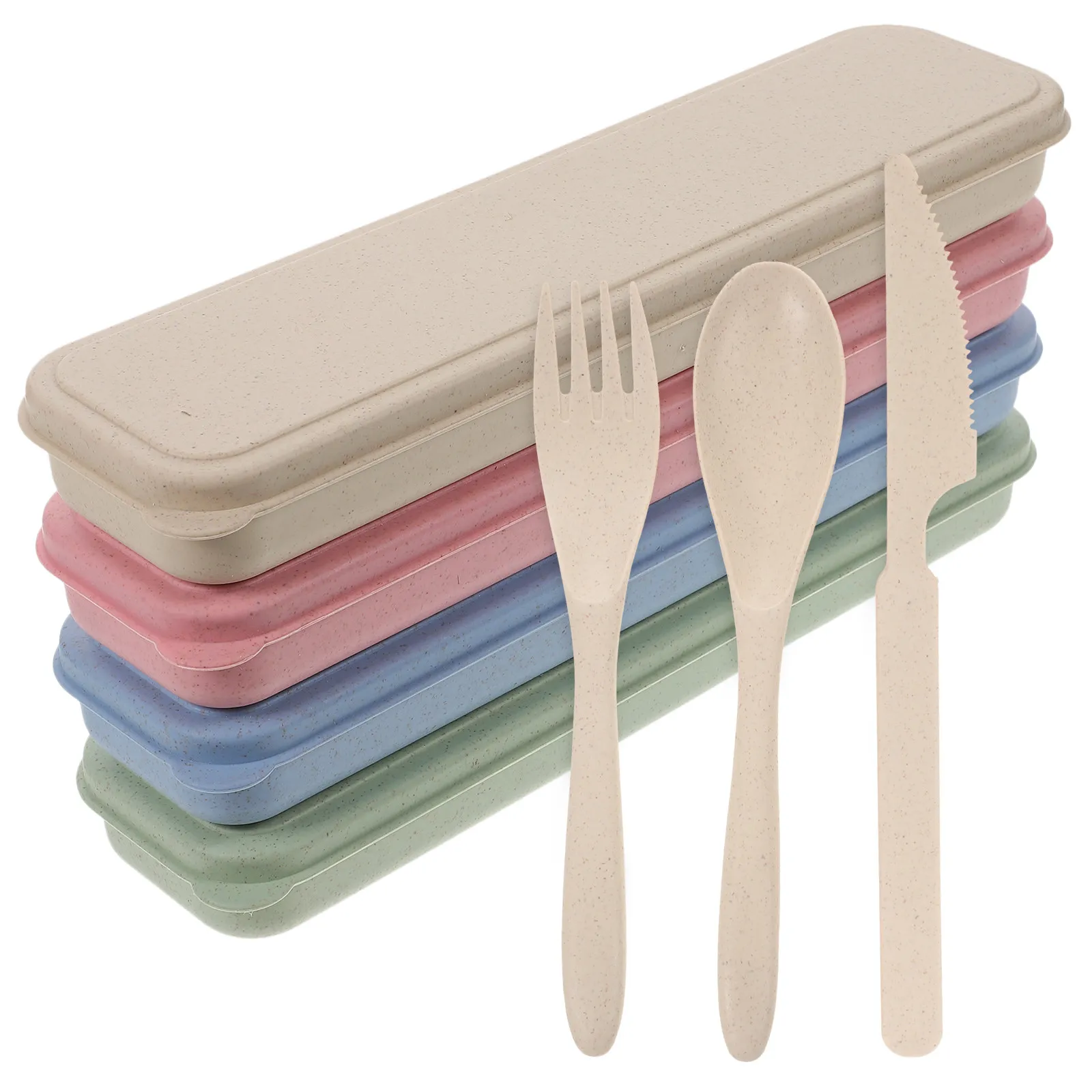 4Sets Portable Tableware Set with Case Reusable Forks and Spoons Travel Utensils for Picnic Camping Hiking Bbq Lunch Box Outdoor
4Sets Portable Tableware Set with Case Reusable Forks and Spoons Travel Utensils for Picnic Camping Hiking Bbq Lunch Box Outdoor