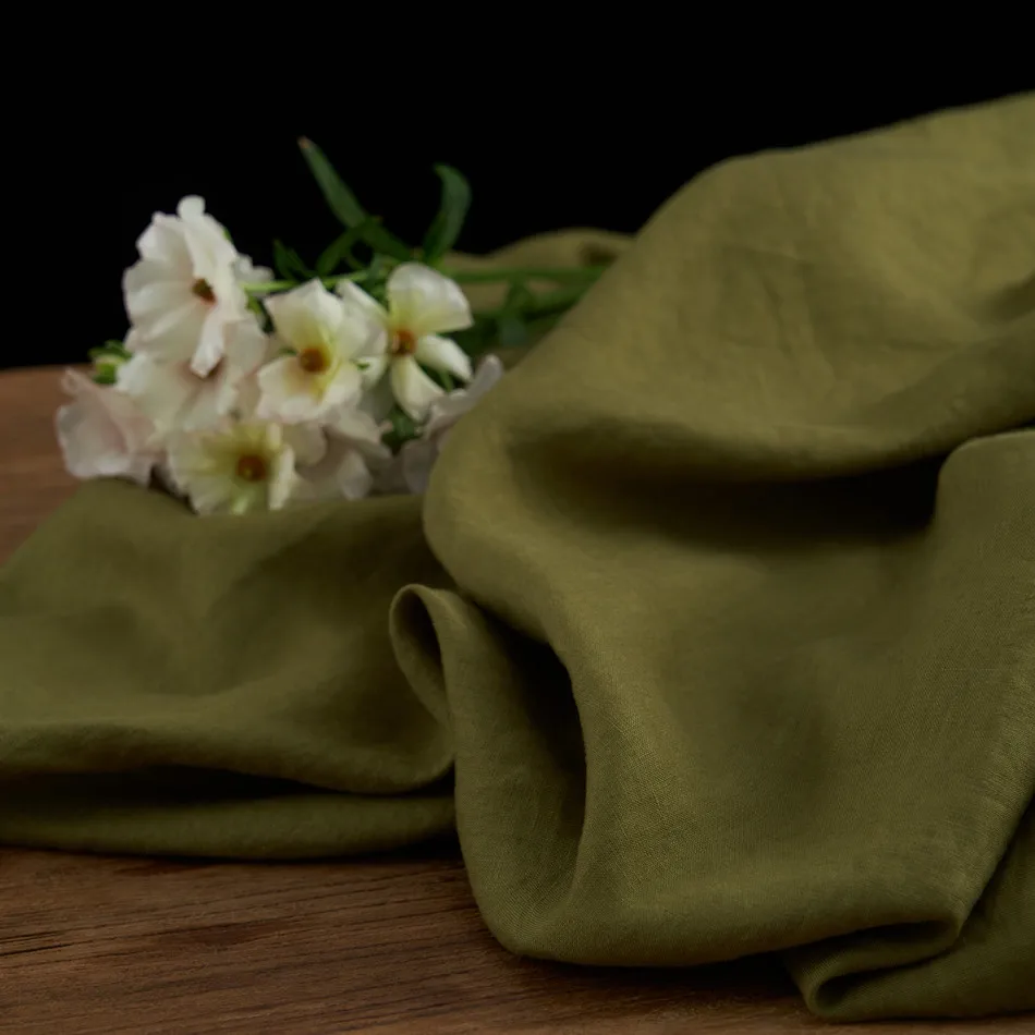 Высококачественная льняная ткань Wild Mud Green, элитный халат, брюки, рубашка, пальто, материал, ткань для шитья
Высококачественная льняная ткань Wild Mud Green, элитный халат, брюки, рубашка, пальто, материал, ткань для шитья