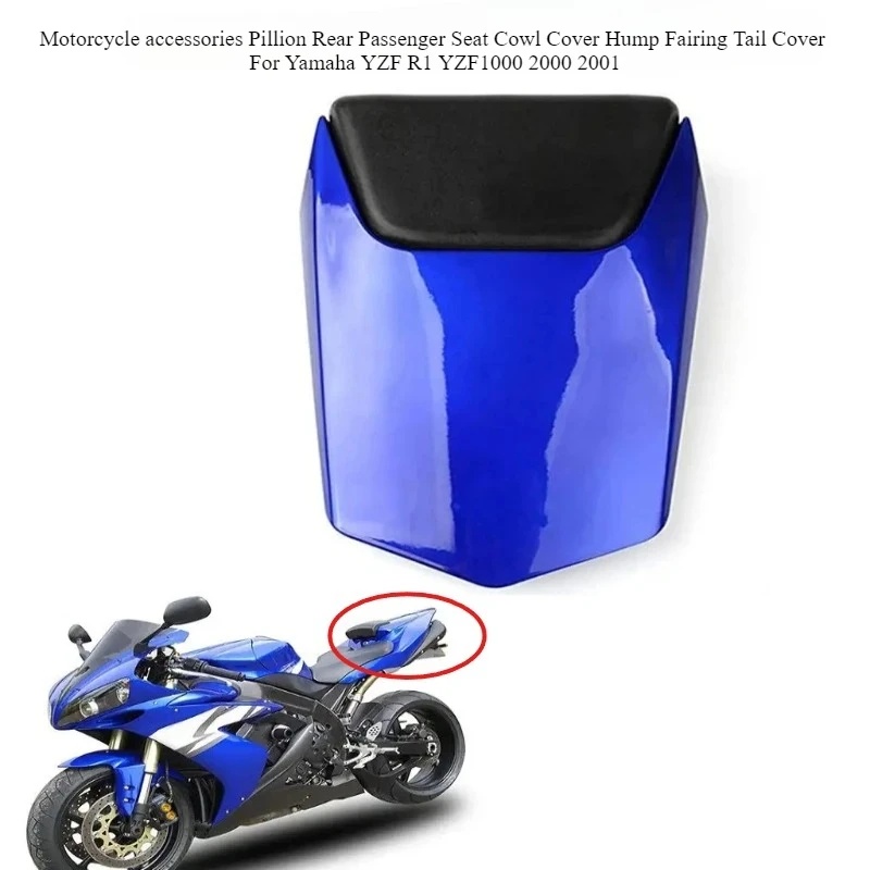 Motorcycle accessories Pillion Rear Passenger Seat Cowl Cover Hump Fairing Tail Cover For Yamaha YZF R1 YZF1000 2000 2001
Motorcycle accessories Pillion Rear Passenger Seat Cowl Cover Hump Fairing Tail Cover For Yamaha YZF R1 YZF1000 2000 2001