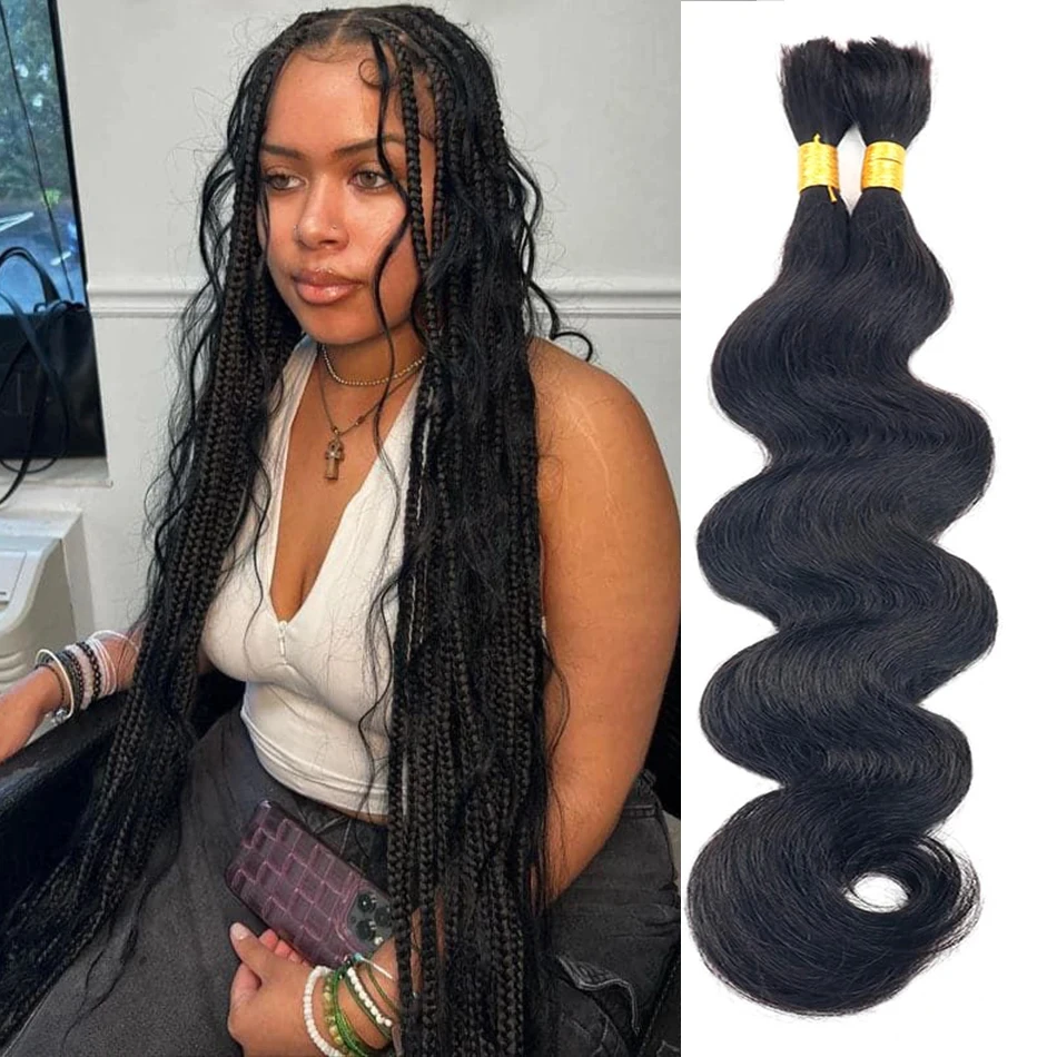 Bulk Human Hair Body Wave Human Hair For Braiding 100% Unprocessed No Weft Human Hair Bulk Extensions Brazilian Remy Hair
Bulk Human Hair Body Wave Human Hair For Braiding 100% Unprocessed No Weft Human Hair Bulk Extensions Brazilian Remy Hair