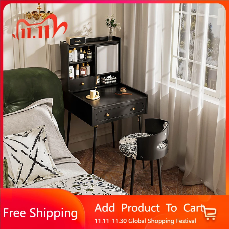 Luxury Mid Century Vanity Table Makeup Organize Jewelry Corner Dressing Table Wood Bedside Penteadeira Postmodern Furniture
Luxury Mid Century Vanity Table Makeup Organize Jewelry Corner Dressing Table Wood Bedside Penteadeira Postmodern Furniture