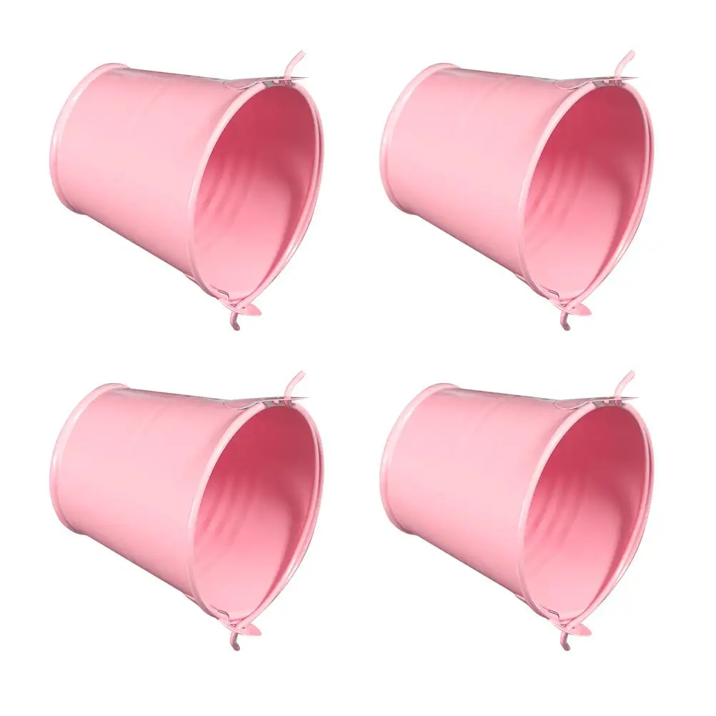 4Pcs Mini Iron Bucket Creative Flower Pots Wrought Metal Retro Home Decor Garden Supplies Party Props
4Pcs Mini Iron Bucket Creative Flower Pots Wrought Metal Retro Home Decor Garden Supplies Party Props