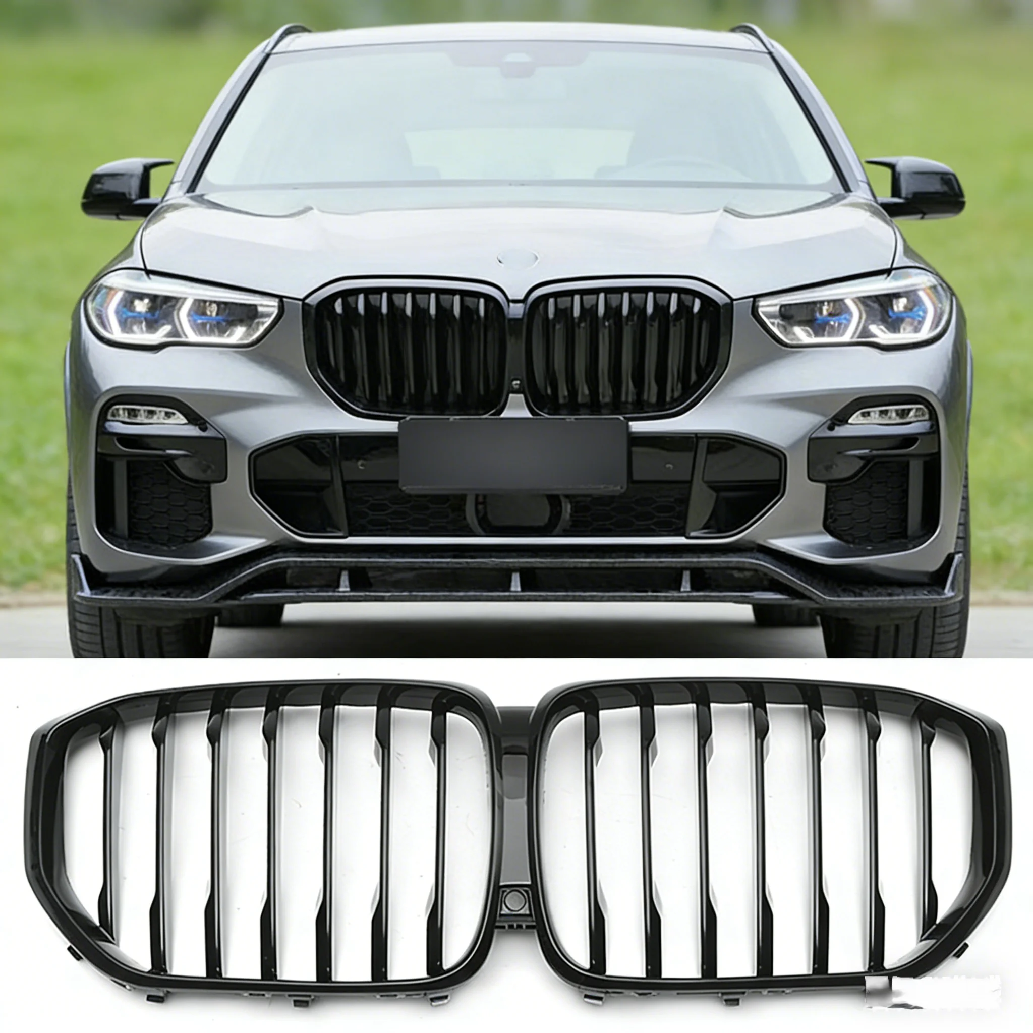Передняя решетка, верхний бампер, капот, сетчатая решетка для почек, гоночная однолинейная автомобильная часть для BMW X5 G05 X5M F95 2019-2022
Передняя решетка, верхний бампер, капот, сетчатая решетка для почек, гоночная однолинейная автомобильная часть для BMW X5 G05 X5M F95 2019-2022