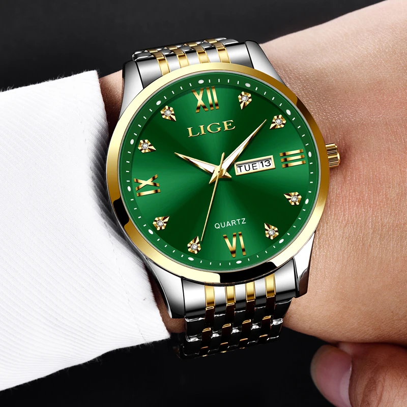 New LIGE Luxury Men Watches Business Top Brand Man Wristwatch Waterproof Luminous Date Week Quartz Men's Watch High Quality+Box
New LIGE Luxury Men Watches Business Top Brand Man Wristwatch Waterproof Luminous Date Week Quartz Men's Watch High Quality+Box