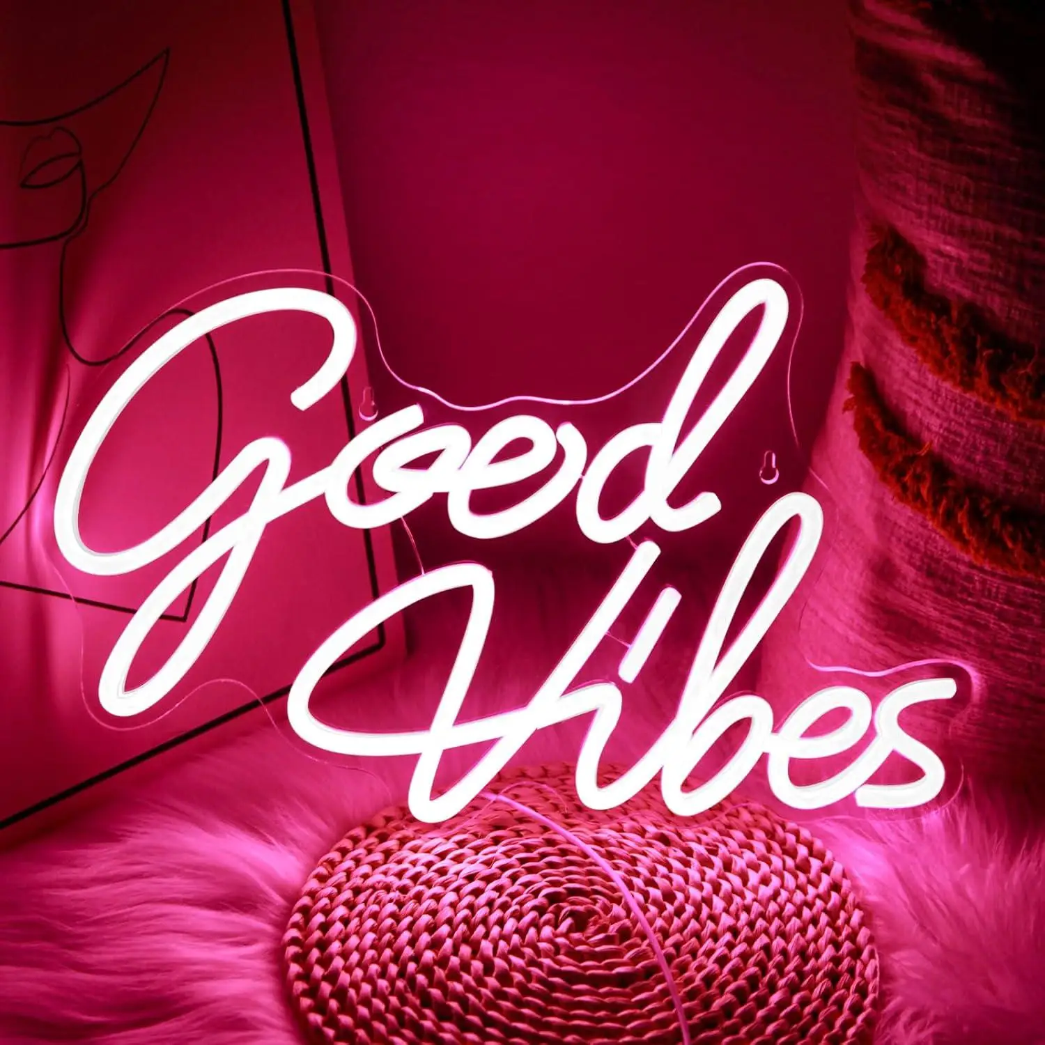 Неоновая вывеска Good Vibes с USB-подключением, регулируемая по яркости, для спальни, свадебной вечеринки, украшения гостиной, подарок на день рождения для детей, ночник
Неоновая вывеска Good Vibes с USB-подключением, регулируемая по яркости, для спальни, свадебной вечеринки, украшения гостиной, подарок на день рождения для детей, ночник